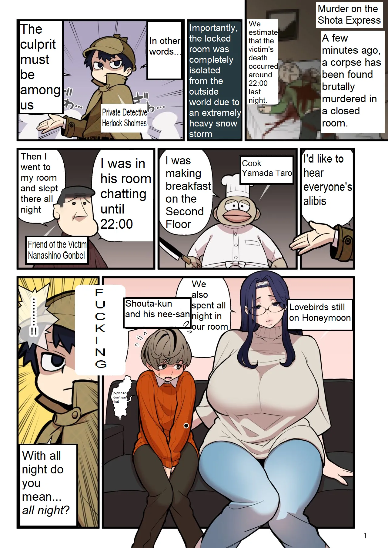 [Kakuzatou]Who is the Culprit? Page 1