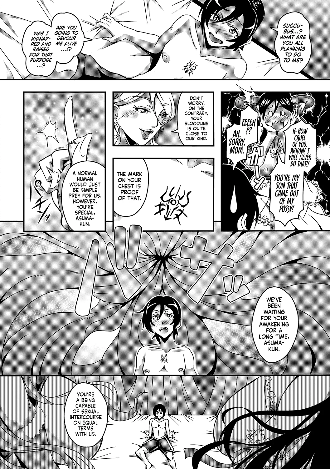 [Mifune Seijirou]Boku to Succubus Mama-tachi to no Harem Life[English] [Hennojin] [Digital] Page 18