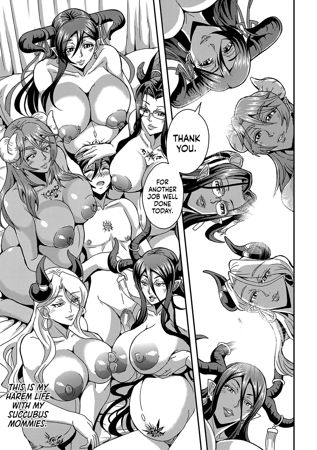 [Mifune Seijirou]Boku to Succubus Mama-tachi to no Harem Life[English] [Hennojin] [Digital] Page 193