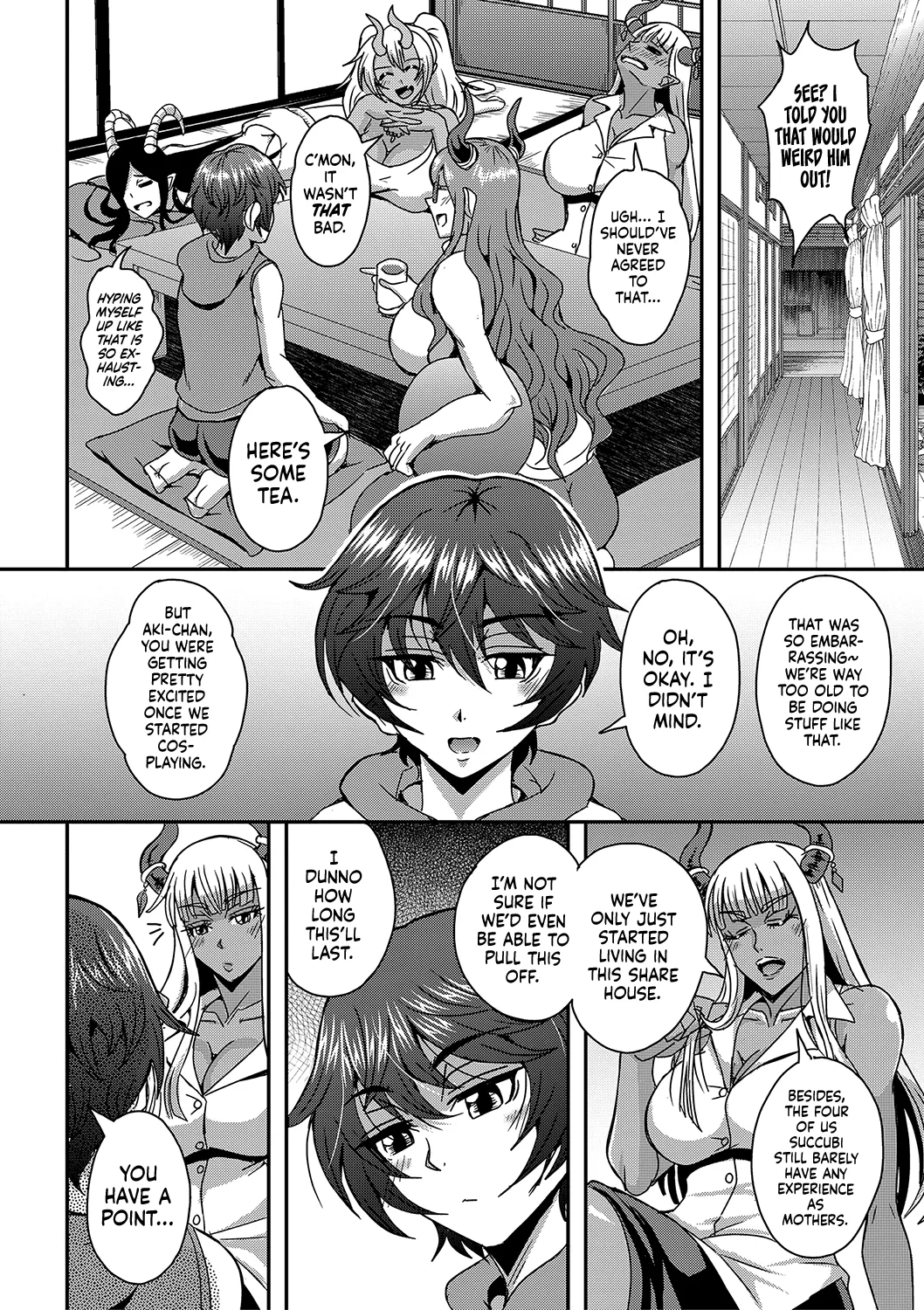 [Mifune Seijirou]Boku to Succubus Mama-tachi to no Harem Life[English] [Hennojin] [Digital] Page 203