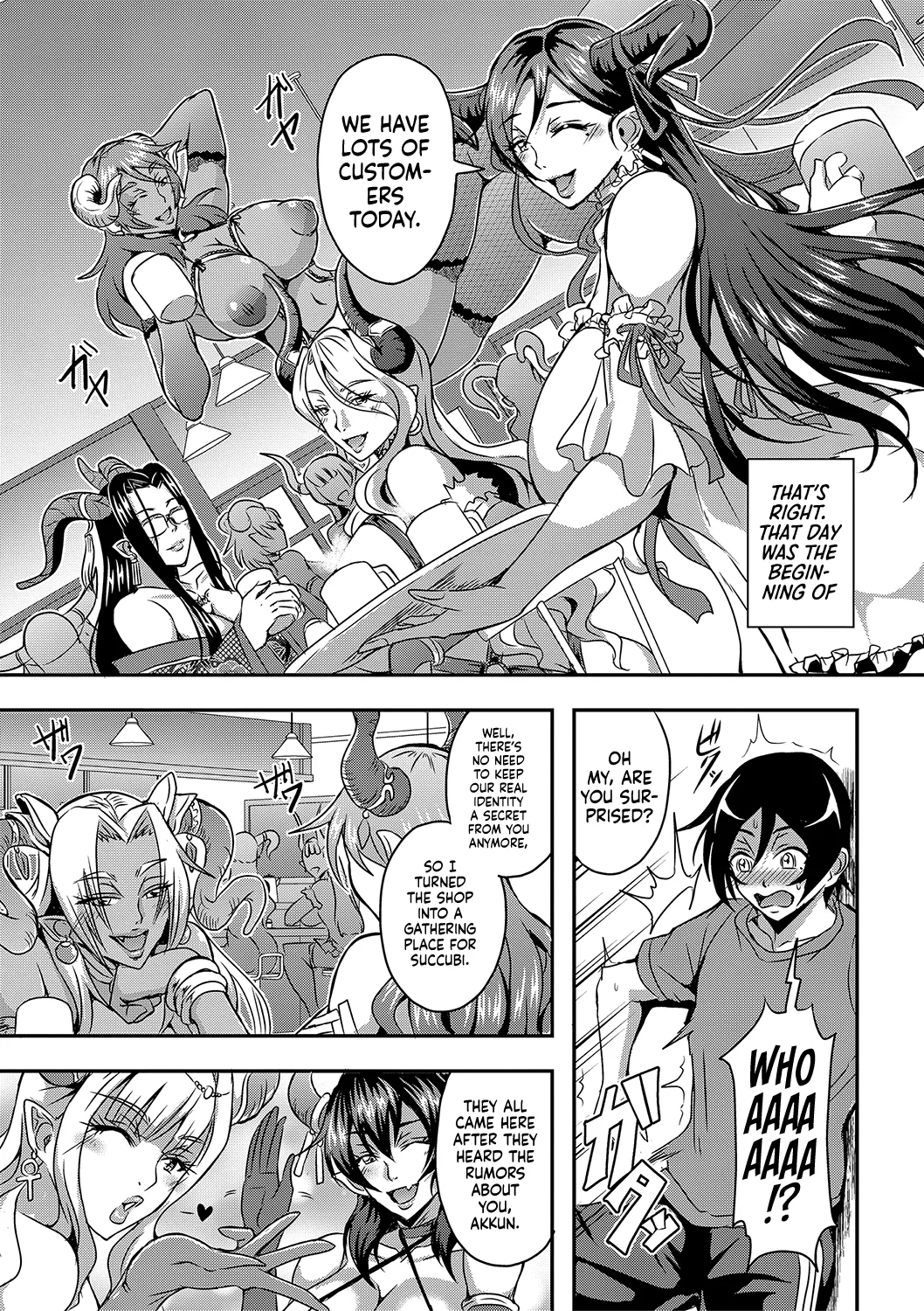 [Mifune Seijirou]Boku to Succubus Mama-tachi to no Harem Life[English] [Hennojin] [Digital] Page 44