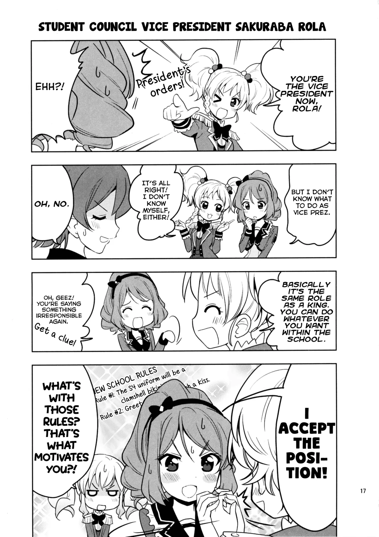 (Geinoujin wa Card ga Inochi! 13) [Teio Tei (Teio)]Sakuraba Rola ga Medetai Tai! | Sakuraba Rola Wants to Fall in LOVE!(Aikatsu Stars!) [English] [Lazy Lily] Page 19