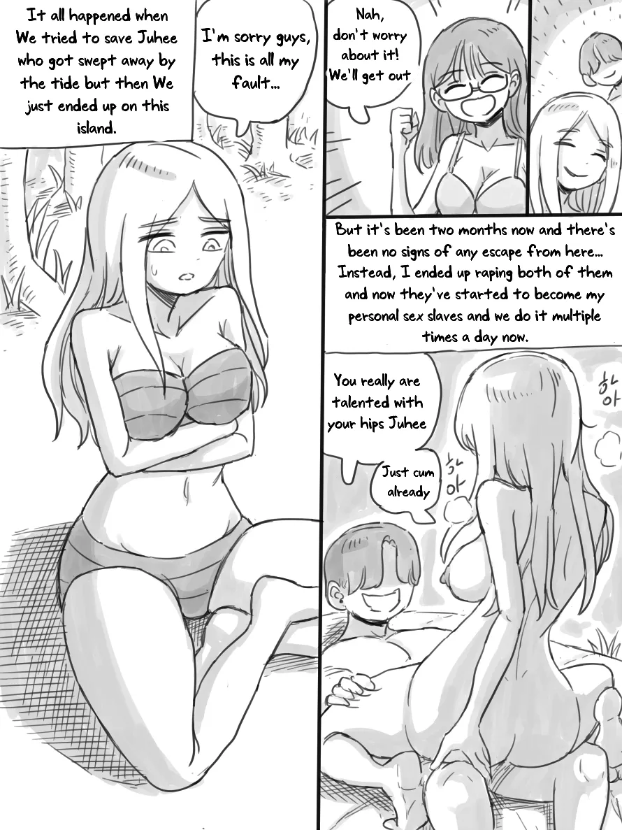[nisino]Deserted Island[English] [Uncle Bane] (B&W Version) Page 69