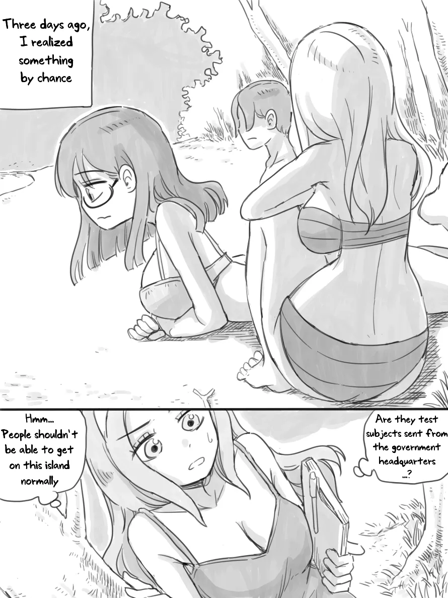 [nisino]Deserted Island[English] [Uncle Bane] (B&W Version) Page 87