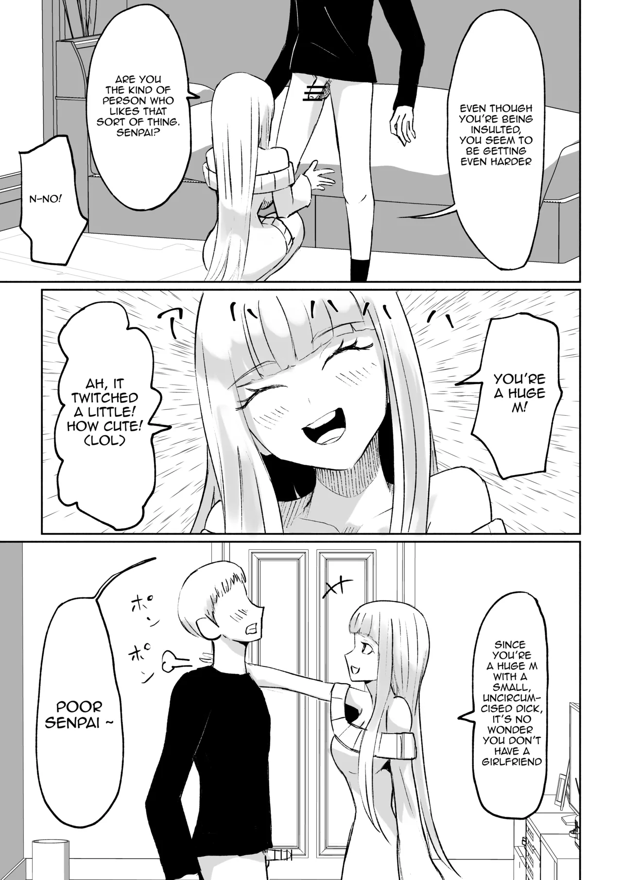 [Roki]Do-S Kouhai ni Yoru Tanshou Houkei Muda Uchi Shasei Kanshou _ My Sadistic Kouhai Appreciates My Useless Ejaculation[English] Page 17