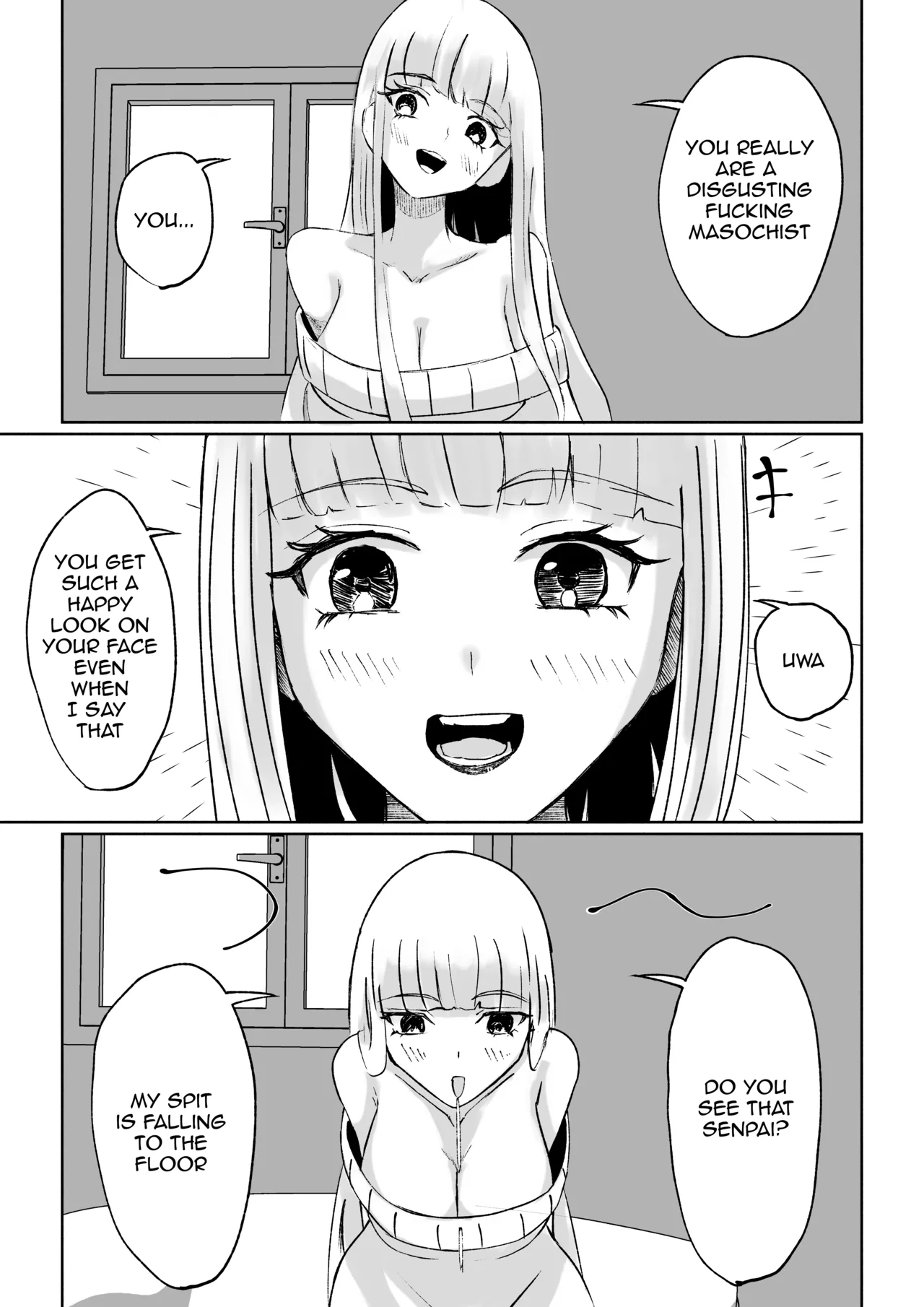 [Roki]Do-S Kouhai ni Yoru Tanshou Houkei Muda Uchi Shasei Kanshou _ My Sadistic Kouhai Appreciates My Useless Ejaculation[English] Page 37