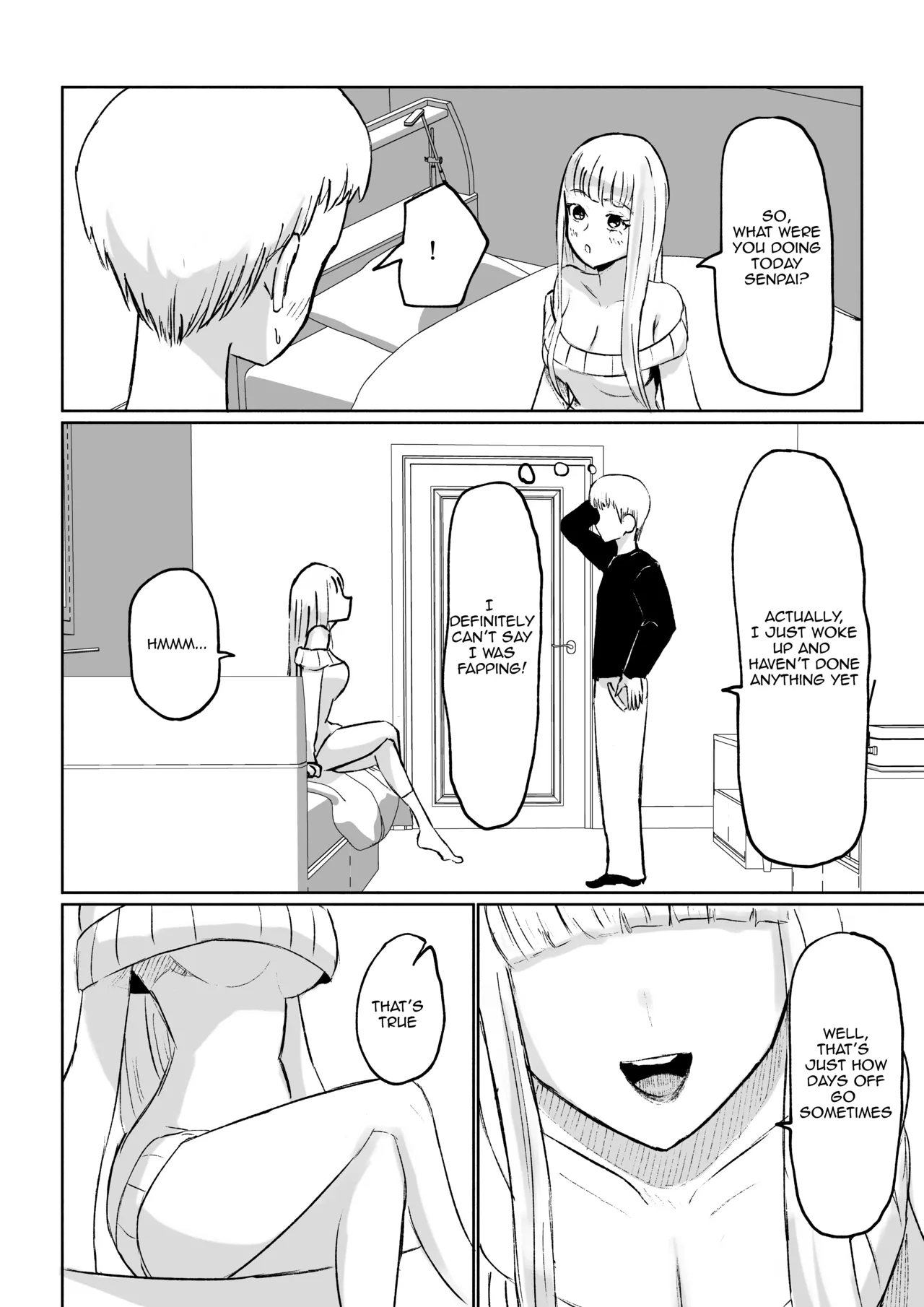 [Roki]Do-S Kouhai ni Yoru Tanshou Houkei Muda Uchi Shasei Kanshou _ My Sadistic Kouhai Appreciates My Useless Ejaculation[English] Page 6