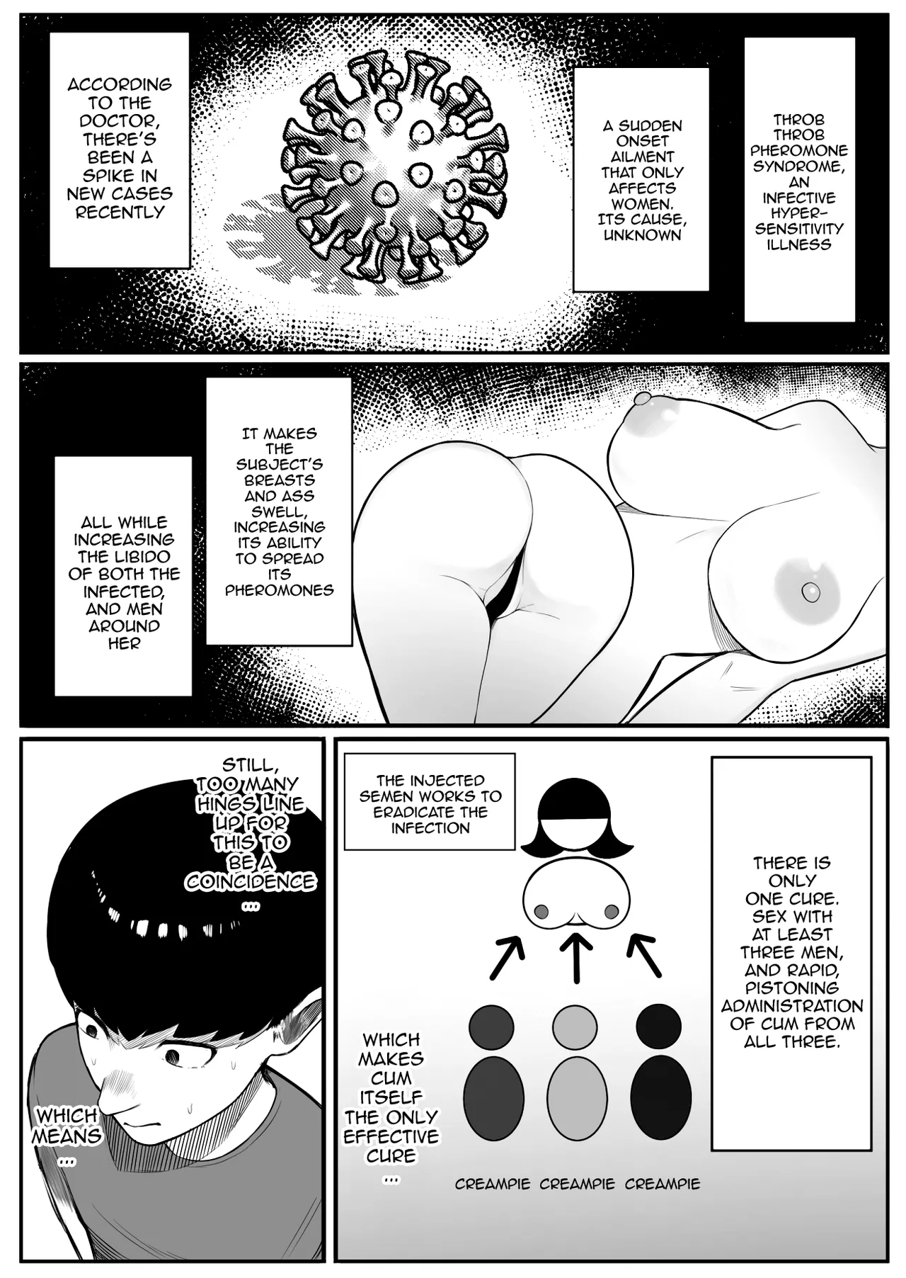 [Kurukuru, Kiyuu]Kaiki! Binbin Pheremone-byou | The Bizarre Throb-Throb Pheromone Illness[English] {Doujins.com} Page 13