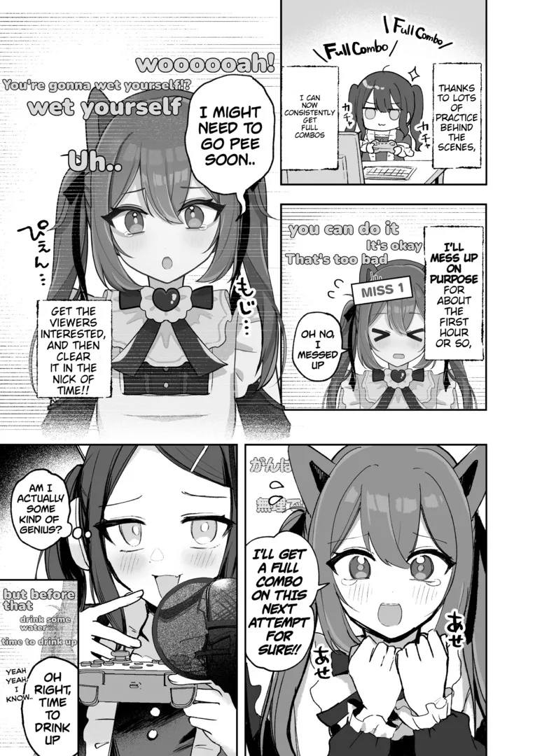 [Noa_cell]There's no way I'd wet myself on an oshigama stream !! Page 3