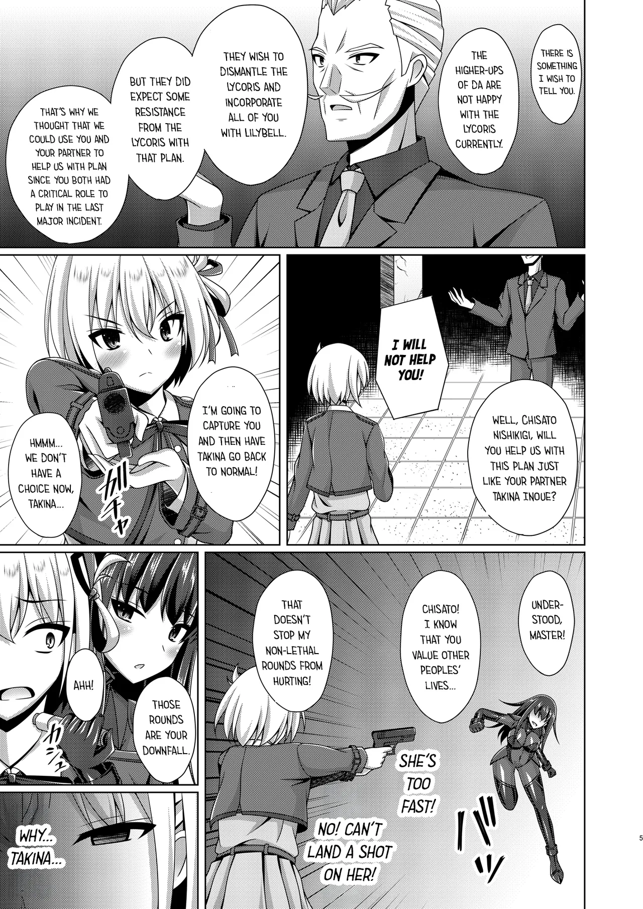 [Imitation Moon (Narumi Yuu)]Higan no Hana wa Midara Compilation(Lycoris Recoil) [English] [Digital] Page 5