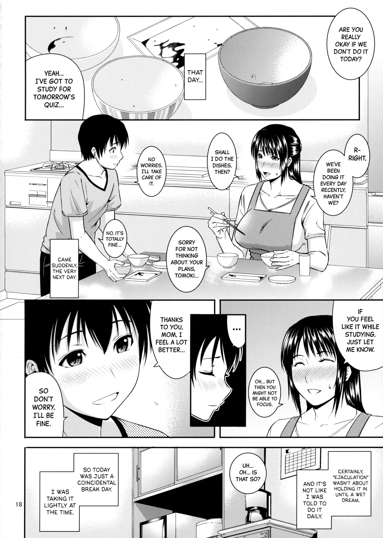 [Tenguren (Nario)]Boketsu o Horu 20 | Drilling Mom's Hole 20[English] [Black Grimoires] [2019-11-30] Page 19