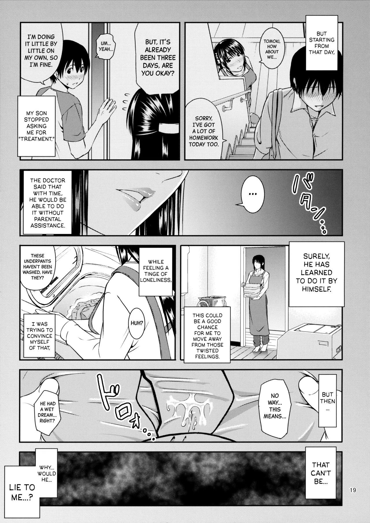 [Tenguren (Nario)]Boketsu o Horu 20 | Drilling Mom's Hole 20[English] [Black Grimoires] [2019-11-30] Page 20