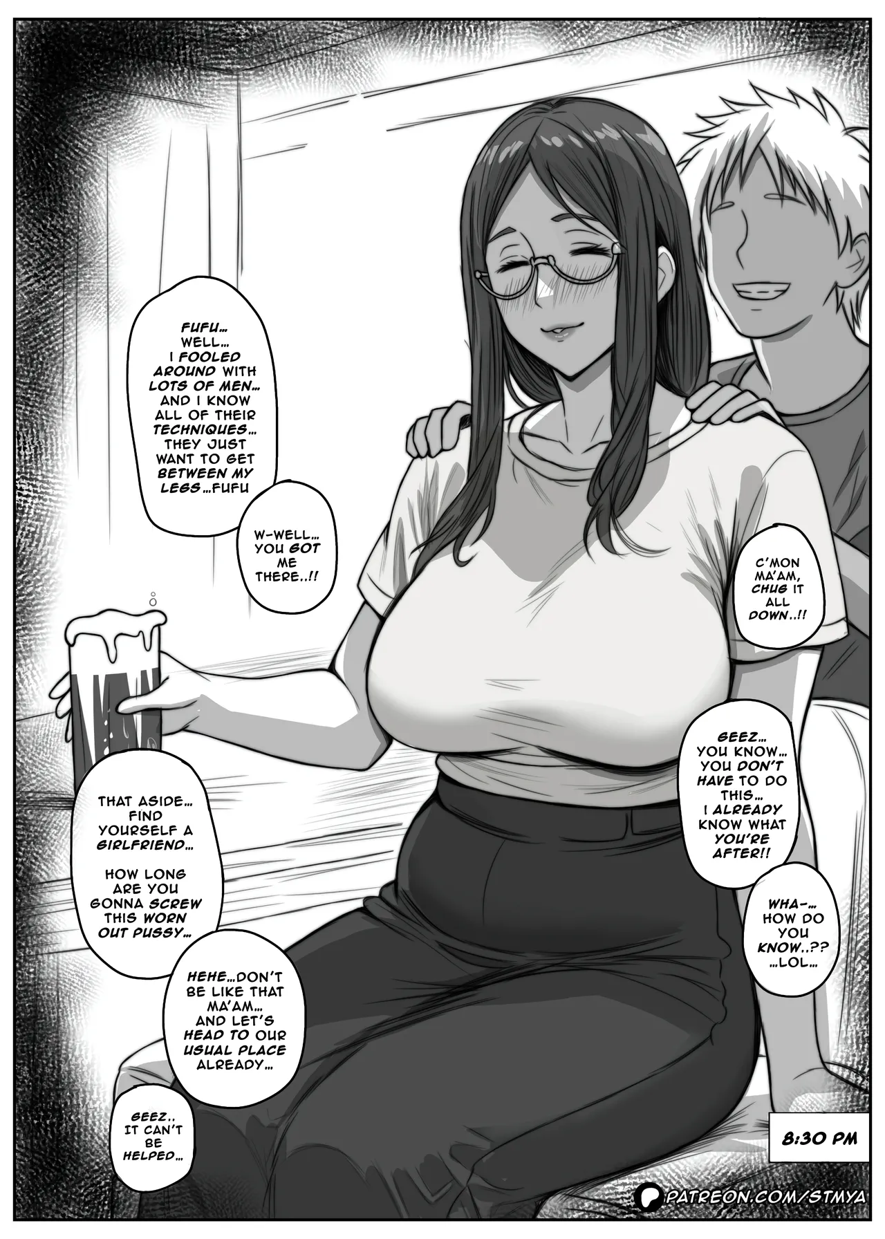 Married Women Two Panel NTR Comic Page 13