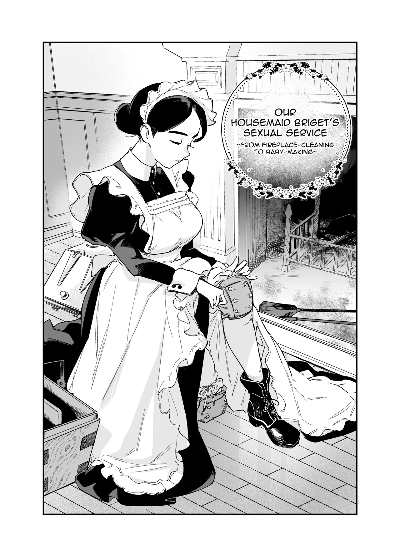 [F no Kottoubako (Onizuka Frill)]Wagaya no Housemaid Bridget Sei no Gohoushi ~Danro Souji kara Kozukuri made~ /  My Housemaid Bridget's Sexual Service ~ Everything From Fireplace Cleaning, To Babymaking[English] {Doujins.com} Page 3
