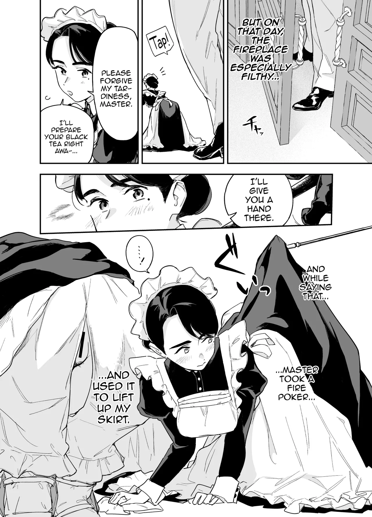 [F no Kottoubako (Onizuka Frill)]Wagaya no Housemaid Bridget Sei no Gohoushi ~Danro Souji kara Kozukuri made~ /  My Housemaid Bridget's Sexual Service ~ Everything From Fireplace Cleaning, To Babymaking[English] {Doujins.com} Page 5