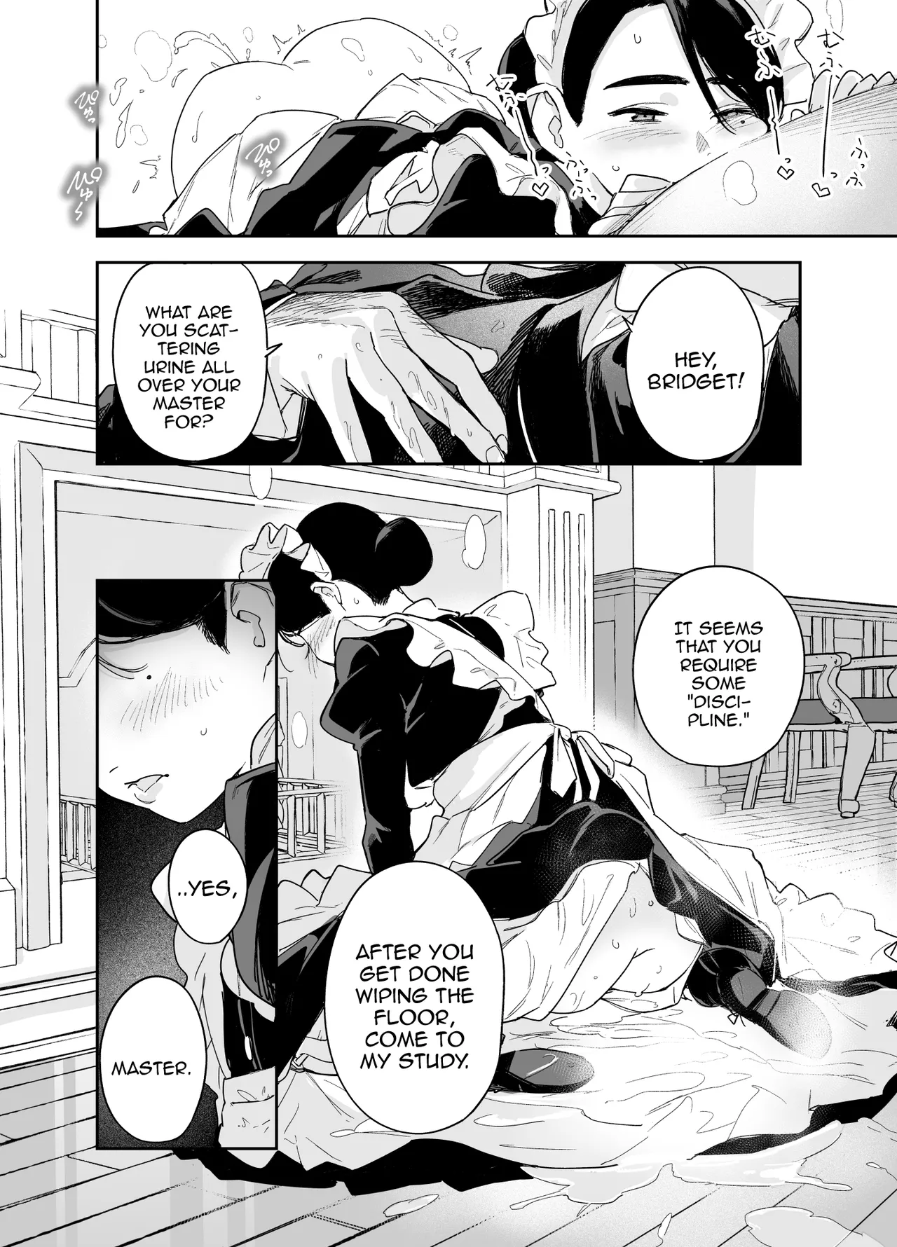 [F no Kottoubako (Onizuka Frill)]Wagaya no Housemaid Bridget Sei no Gohoushi ~Danro Souji kara Kozukuri made~ /  My Housemaid Bridget's Sexual Service ~ Everything From Fireplace Cleaning, To Babymaking[English] {Doujins.com} Page 9
