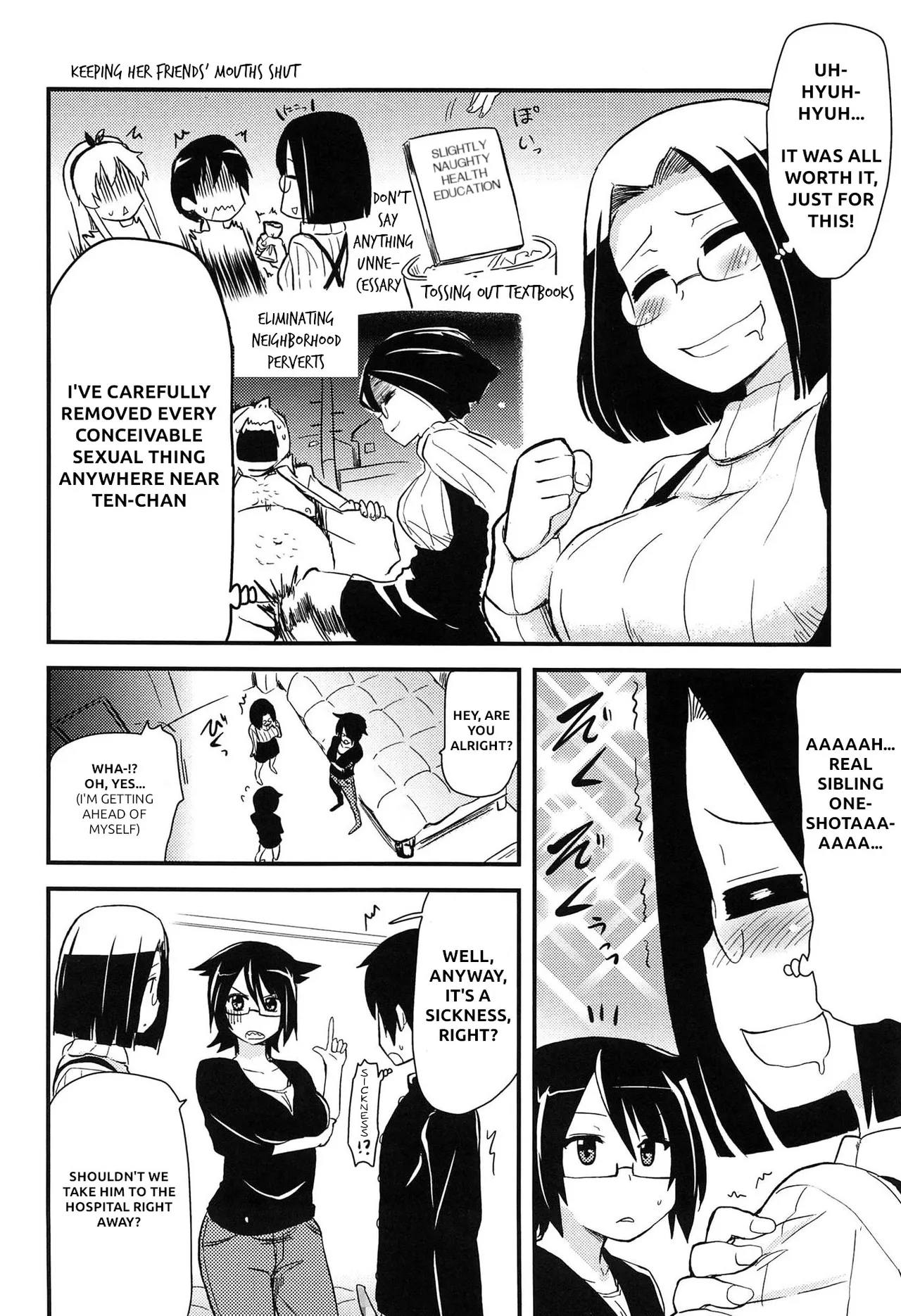 [Hijiri Tsukasa]Shitei ga Mitai Ane | A Sister Who Wants to Watch Siblings(Hotondo no Ane wa H ga Shitai) [English] [QuickAndDirty] Page 4