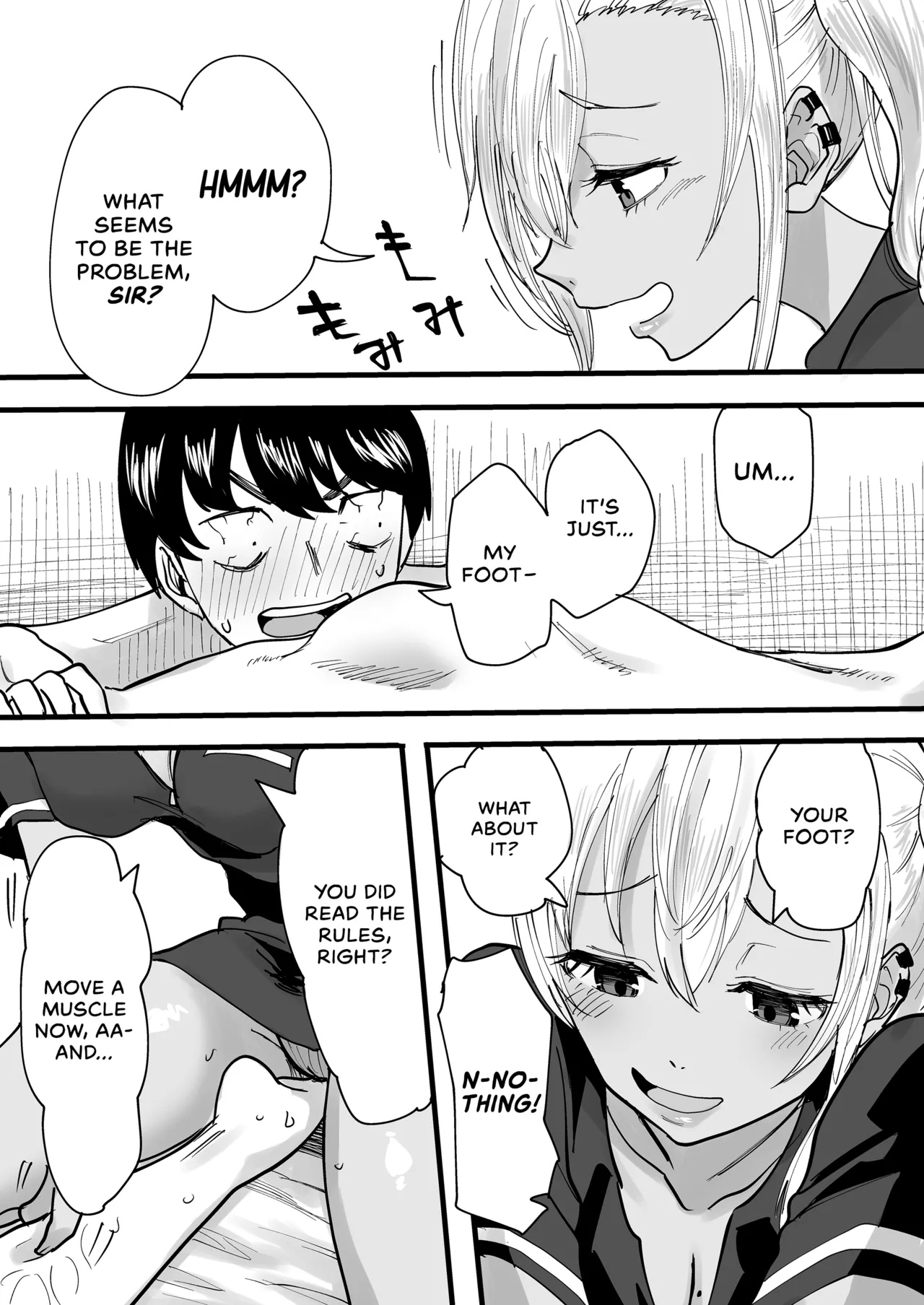 [Kurohamya (Kurosu)]Kurogal Men-esthe Jou ga Yarasetekureru Hanashi | Happy Endings with a Tanned Gyaru Massage Therapist[English] [head empty] [Digital] Page 11
