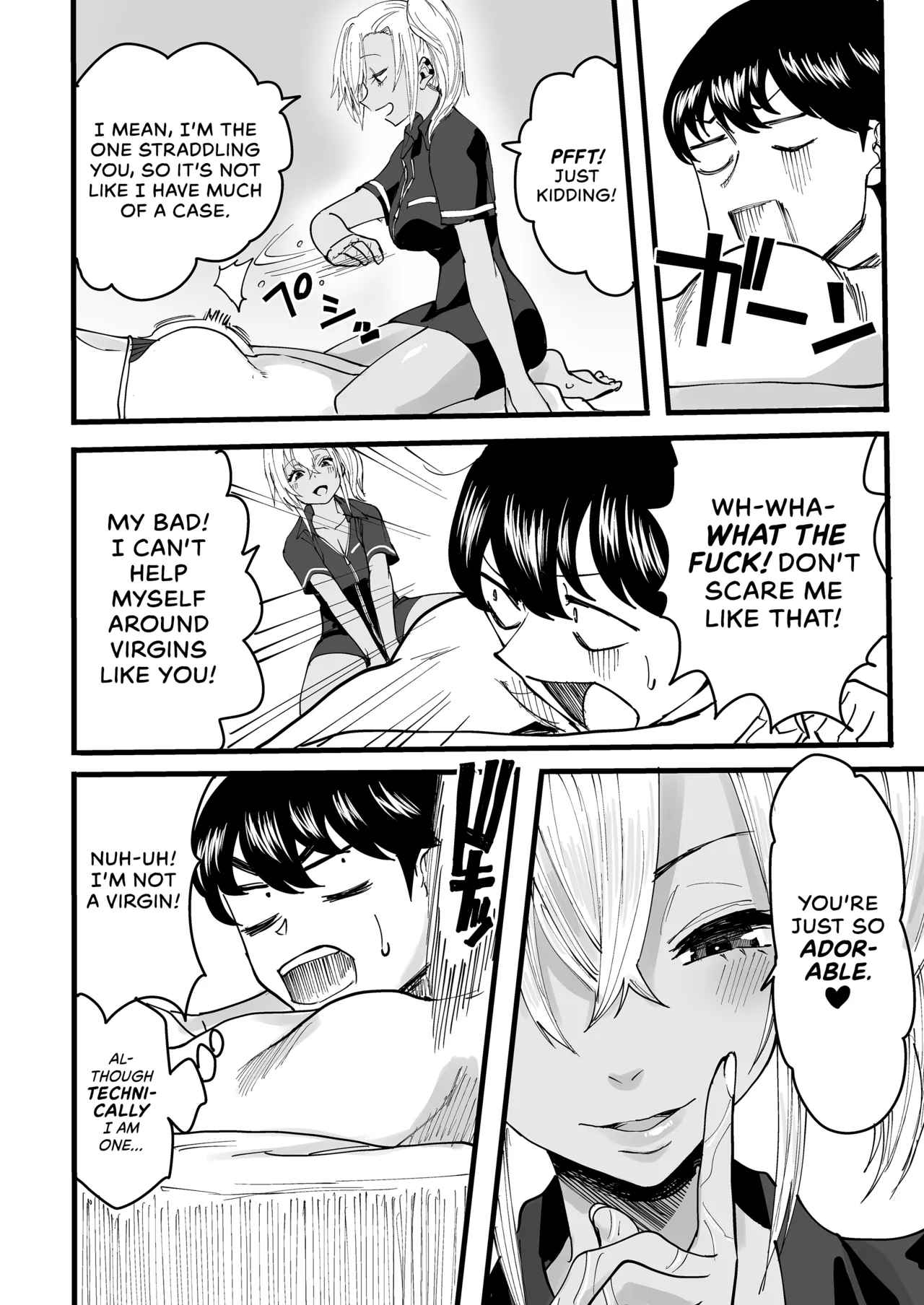 [Kurohamya (Kurosu)]Kurogal Men-esthe Jou ga Yarasetekureru Hanashi | Happy Endings with a Tanned Gyaru Massage Therapist[English] [head empty] [Digital] Page 13