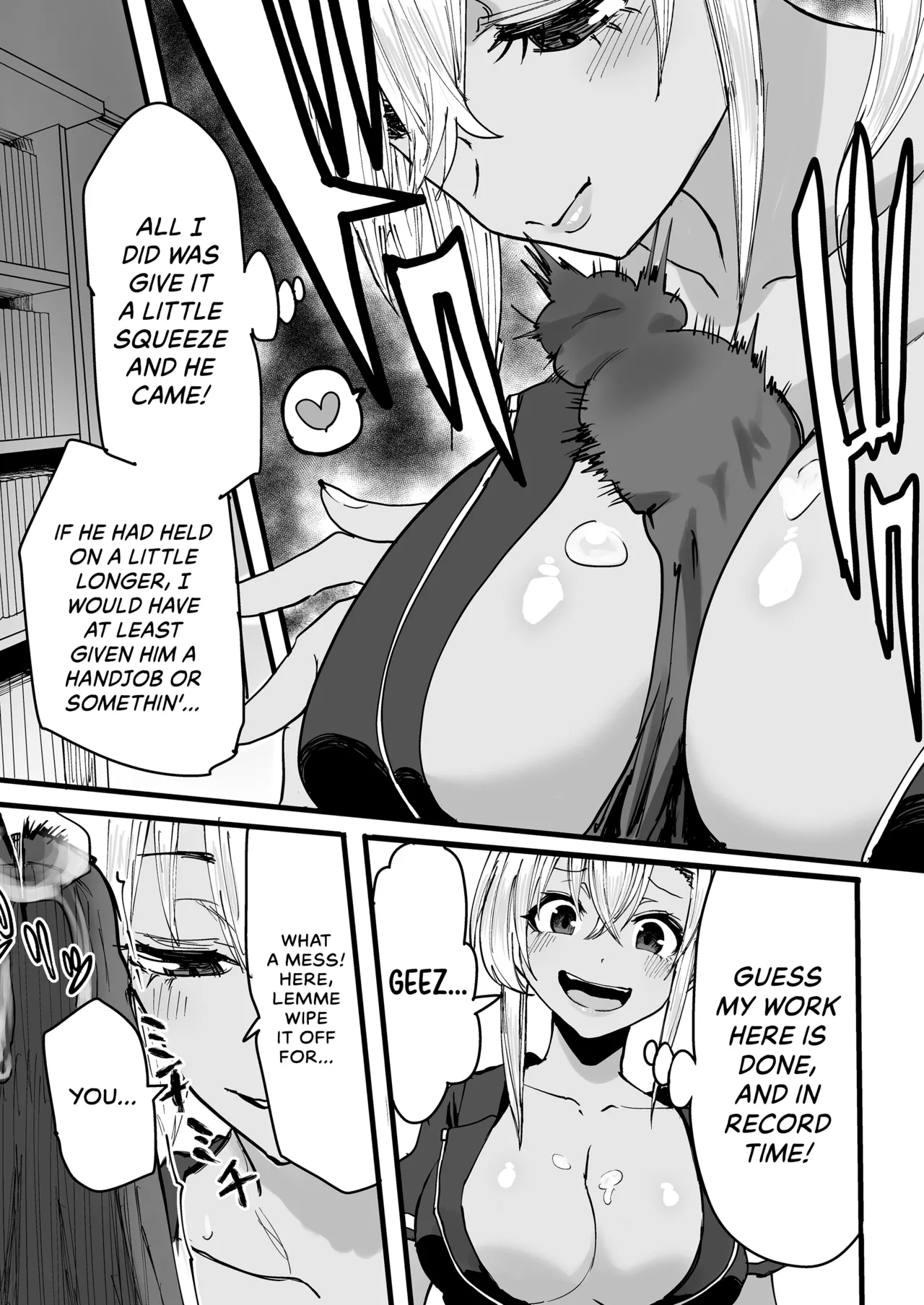 [Kurohamya (Kurosu)]Kurogal Men-esthe Jou ga Yarasetekureru Hanashi | Happy Endings with a Tanned Gyaru Massage Therapist[English] [head empty] [Digital] Page 22
