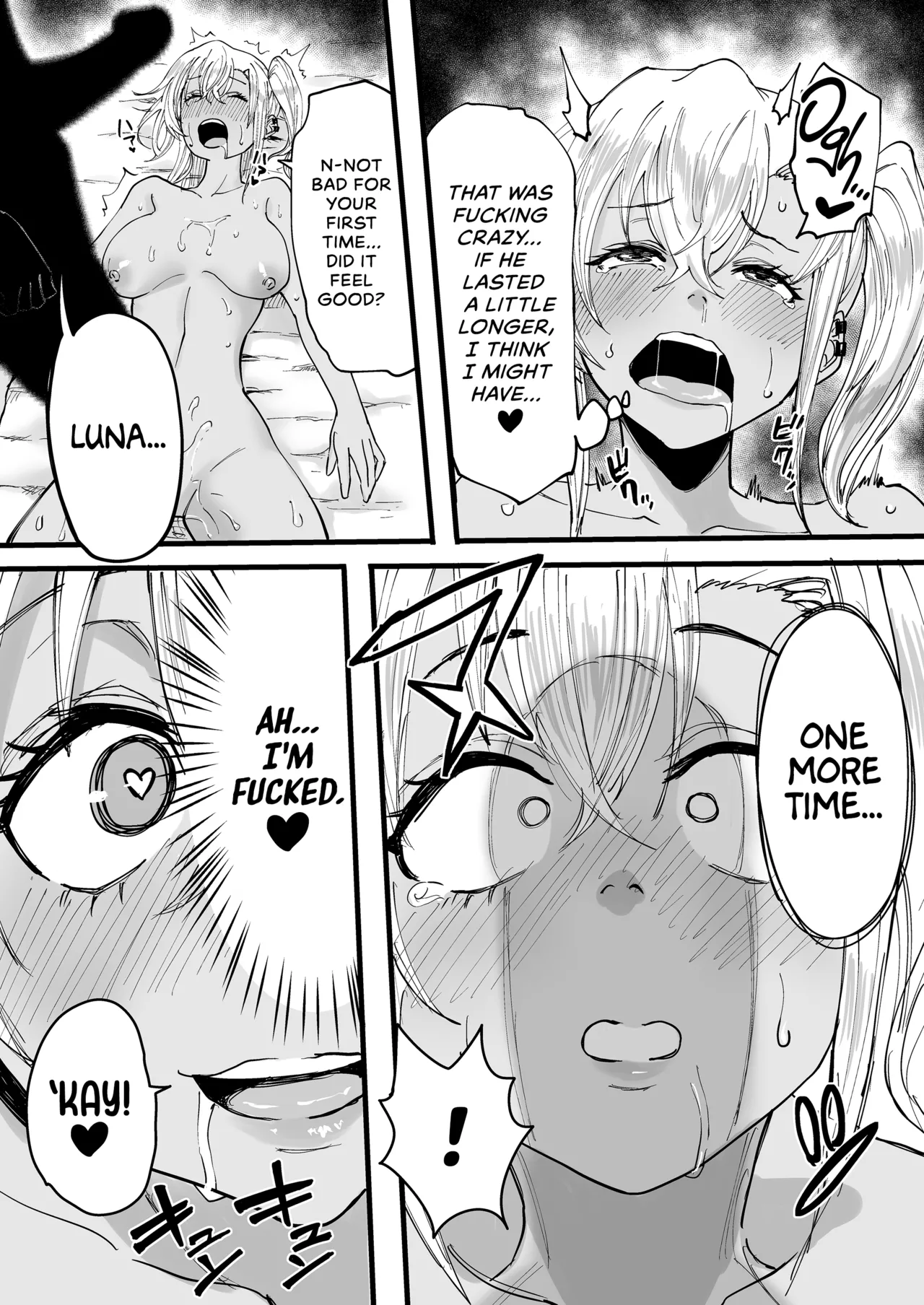 [Kurohamya (Kurosu)]Kurogal Men-esthe Jou ga Yarasetekureru Hanashi | Happy Endings with a Tanned Gyaru Massage Therapist[English] [head empty] [Digital] Page 35