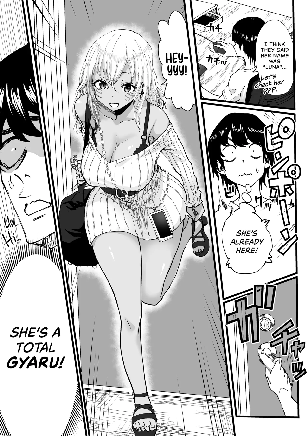 [Kurohamya (Kurosu)]Kurogal Men-esthe Jou ga Yarasetekureru Hanashi | Happy Endings with a Tanned Gyaru Massage Therapist[English] [head empty] [Digital] Page 4