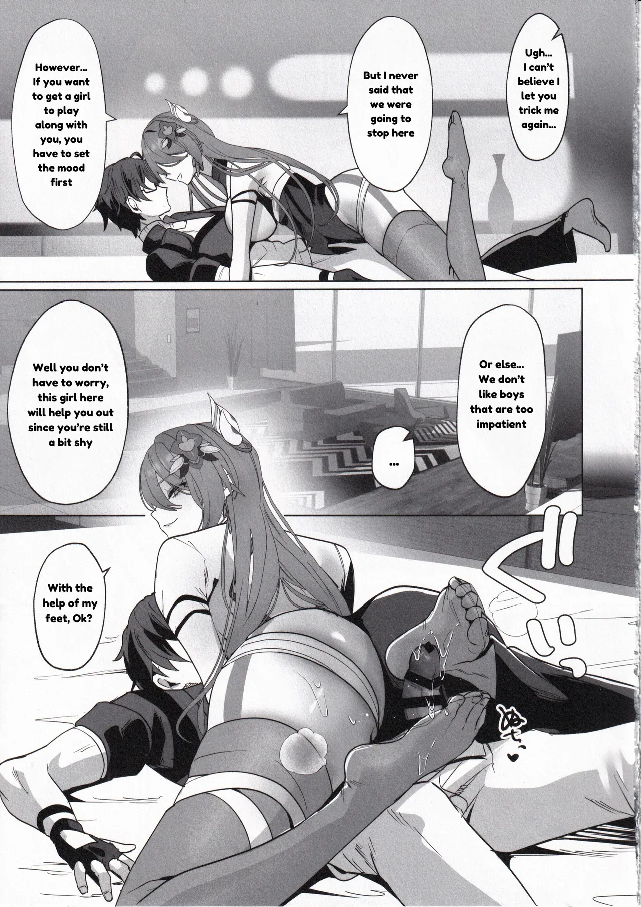 (C105) [Maruanzutei (Maruco)]Mitsu o Kurawaba Doku made(Honkai Impact 3rd) [English] [DefinitelyNotPixel] Page 10