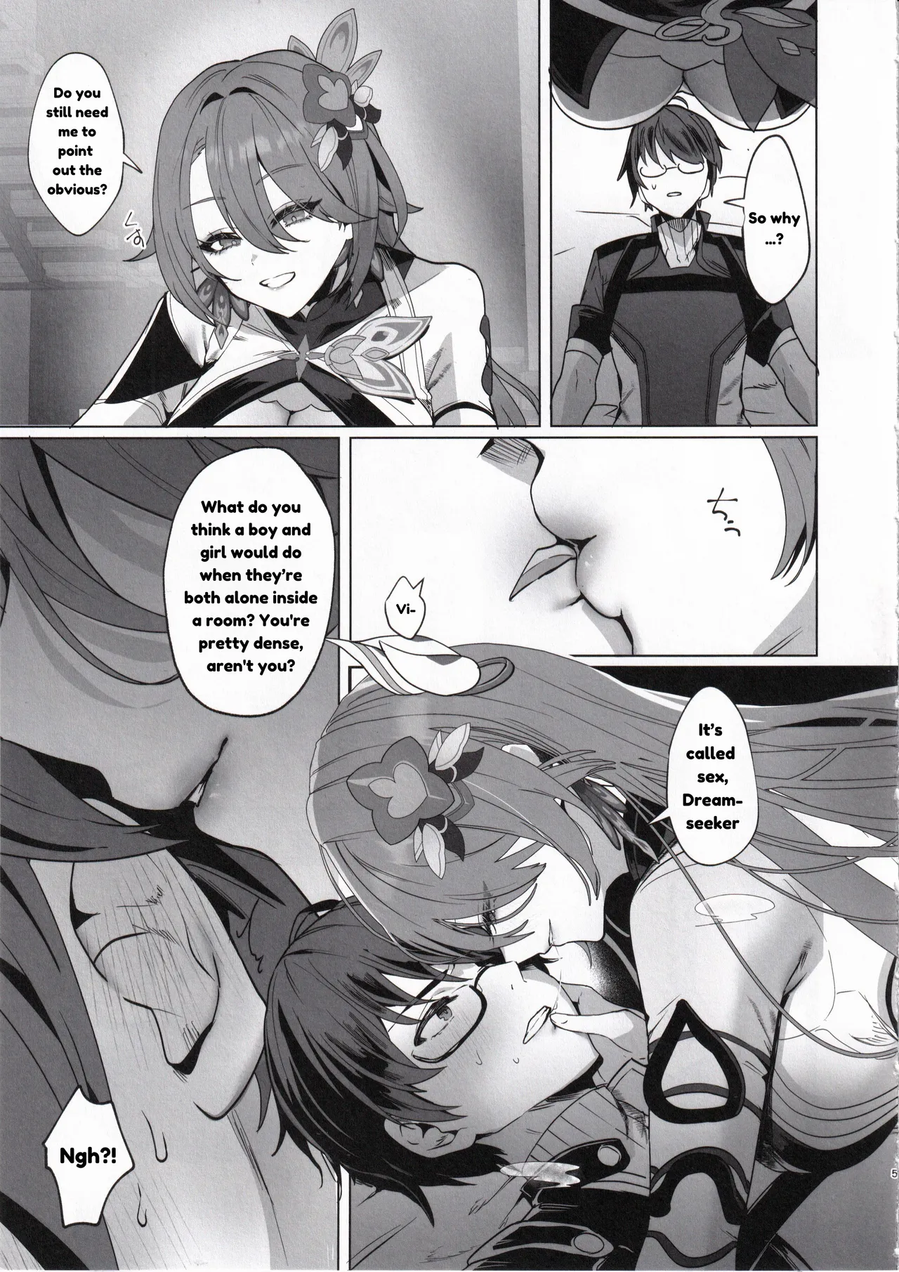 (C105) [Maruanzutei (Maruco)]Mitsu o Kurawaba Doku made(Honkai Impact 3rd) [English] [DefinitelyNotPixel] Page 4