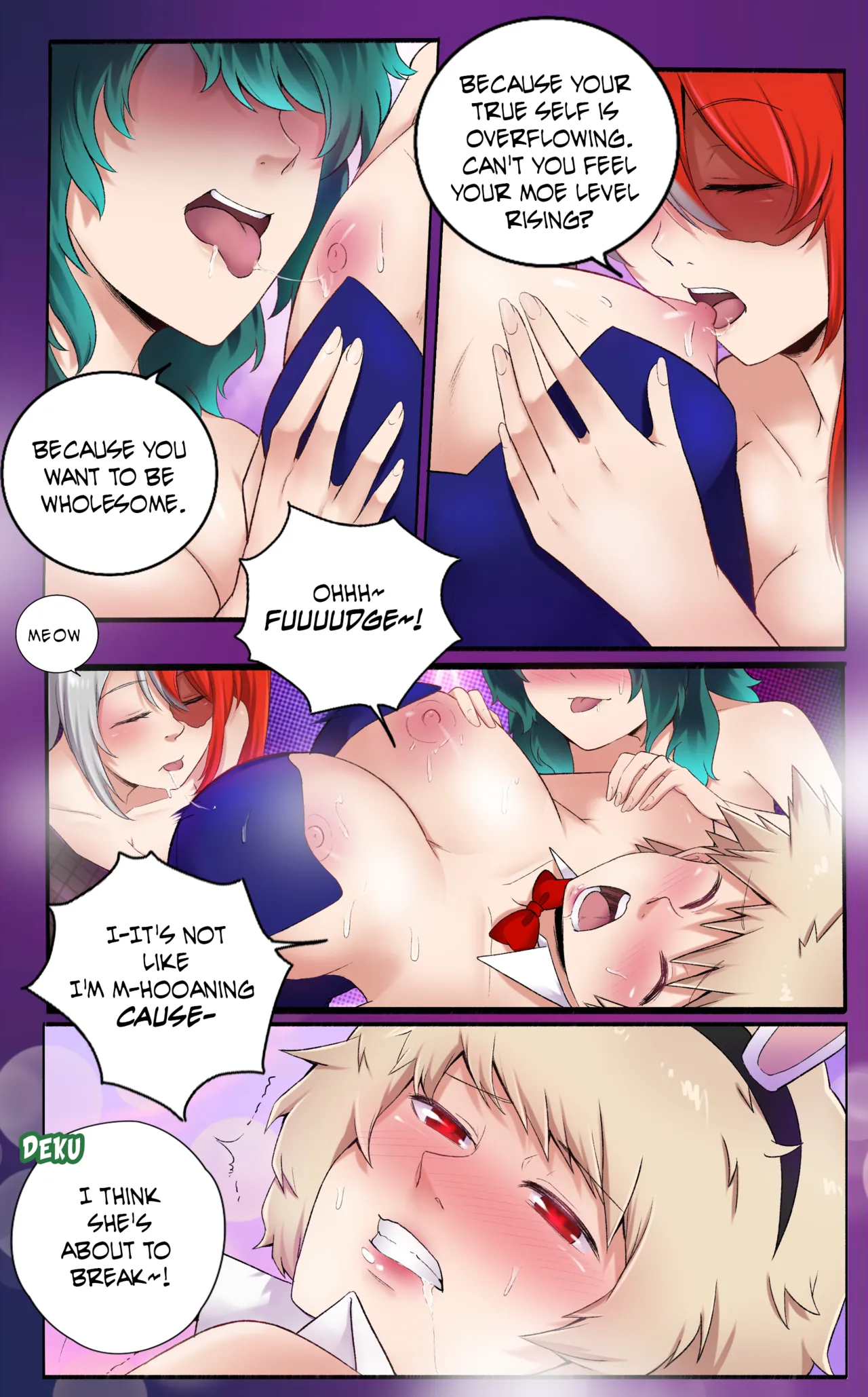 [MeowWithMe]My Hero Academia: Moe Moe Kyu Page 45