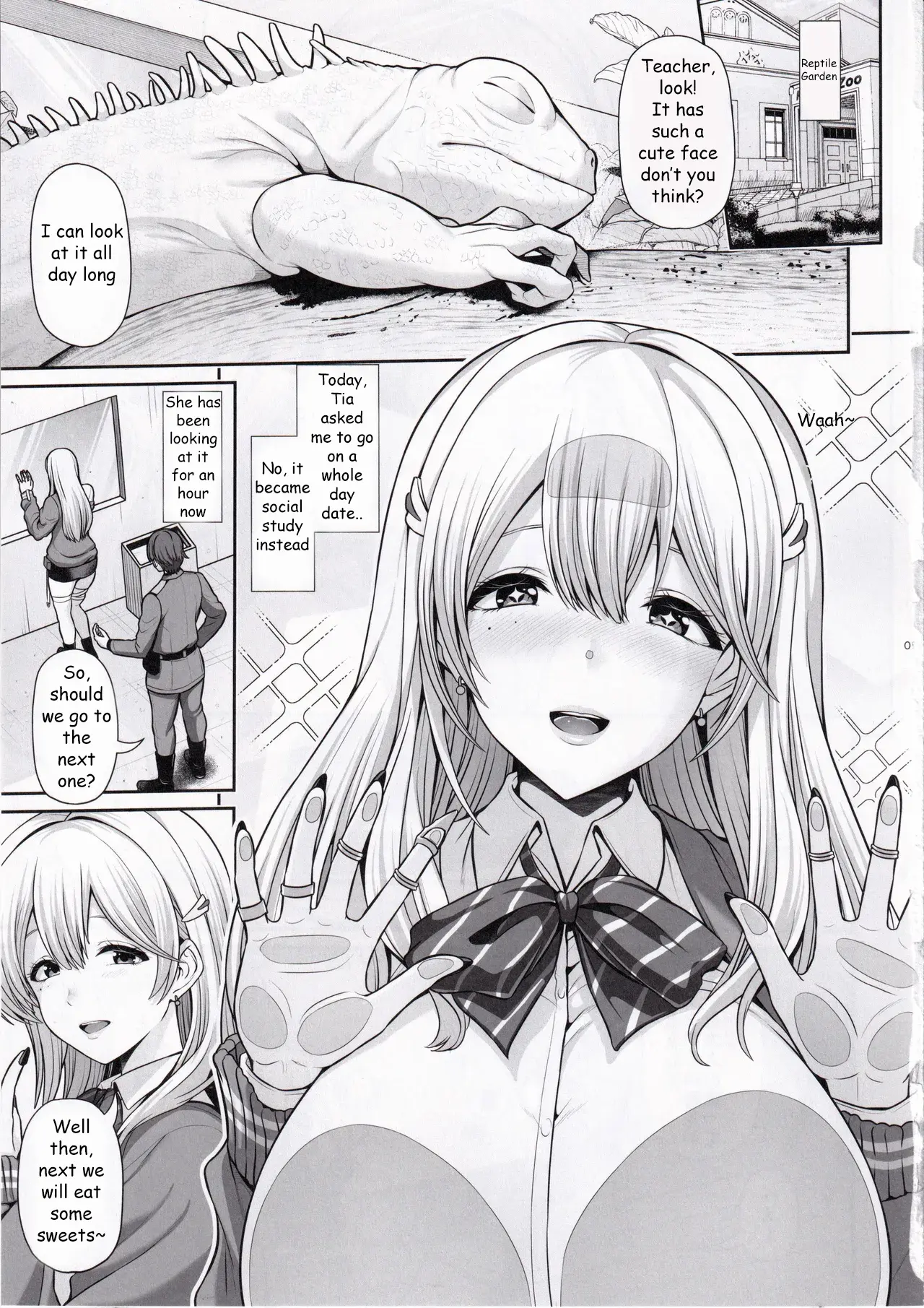 (C105) [Uma no Hone (Toba Yuga)]Tia to Issho ni Kimochi Yoku Naro | Feeling Good Together with Tia(Goddess of Victory: Nikke) [English] [IskrnTL] Page 4