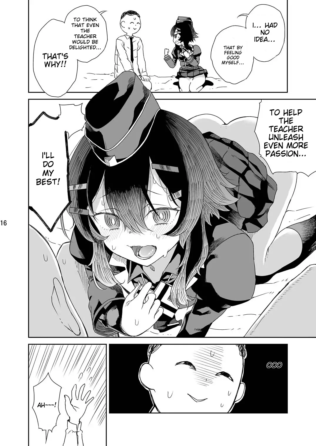 [Vagina Dentata (Hirota Masatane)]Sensei ni  Goaisatsu o | A GREETING TO THE TEACHER(Blue Archive) [English] [Digital] Page 18