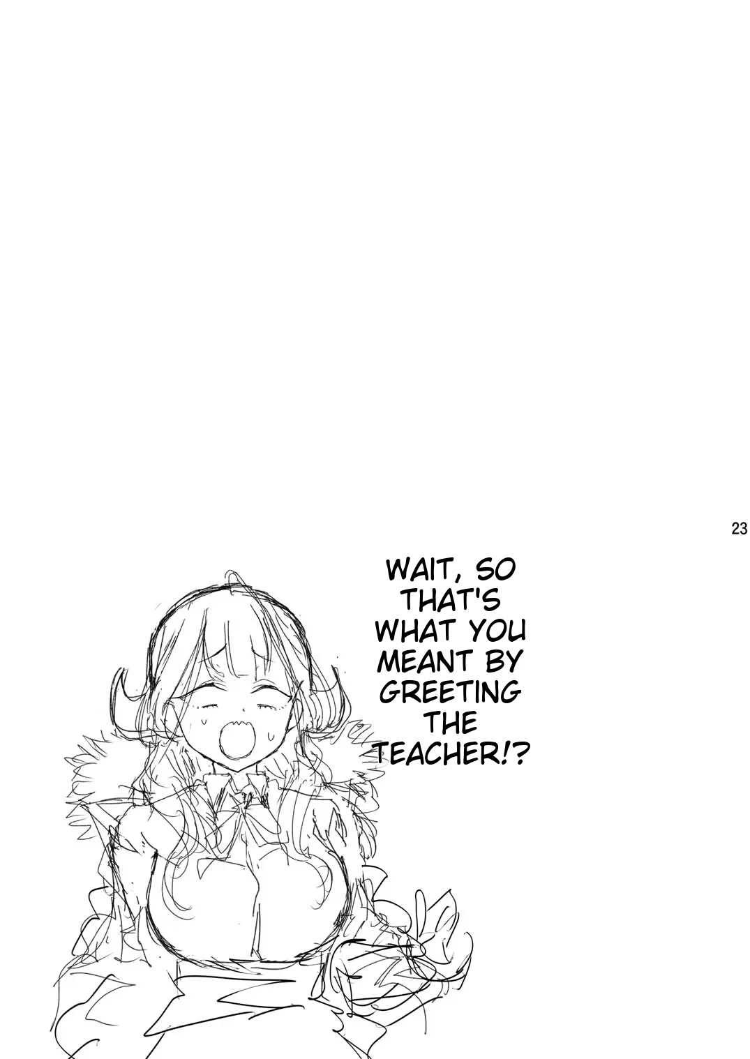 [Vagina Dentata (Hirota Masatane)]Sensei ni  Goaisatsu o | A GREETING TO THE TEACHER(Blue Archive) [English] [Digital] Page 25