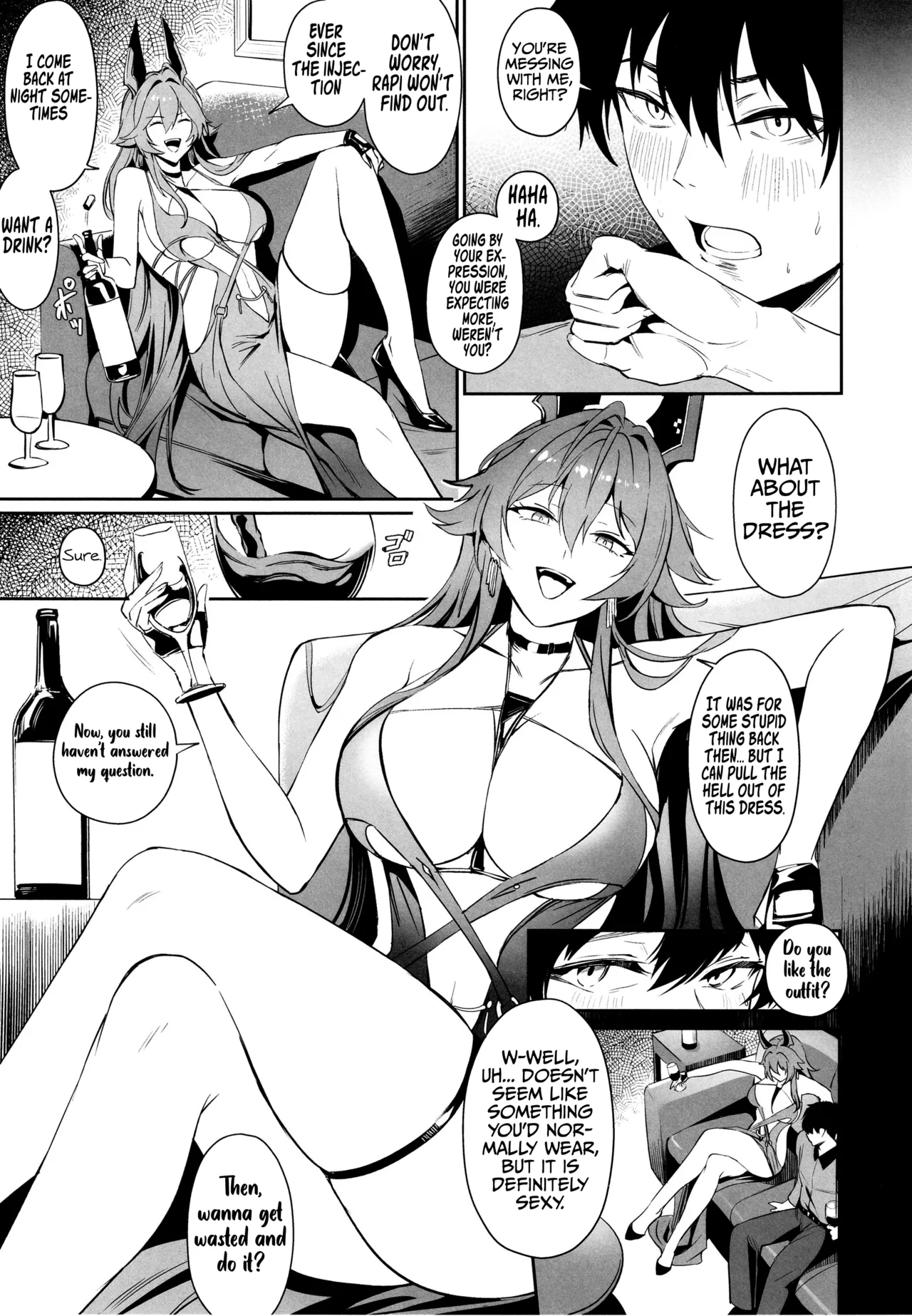 (C105) [Noir Complex (NR)]Red Hood to Mendan Suru | Meeting with Red Hood(Goddess of Victory: Nikke) [English] Page 6