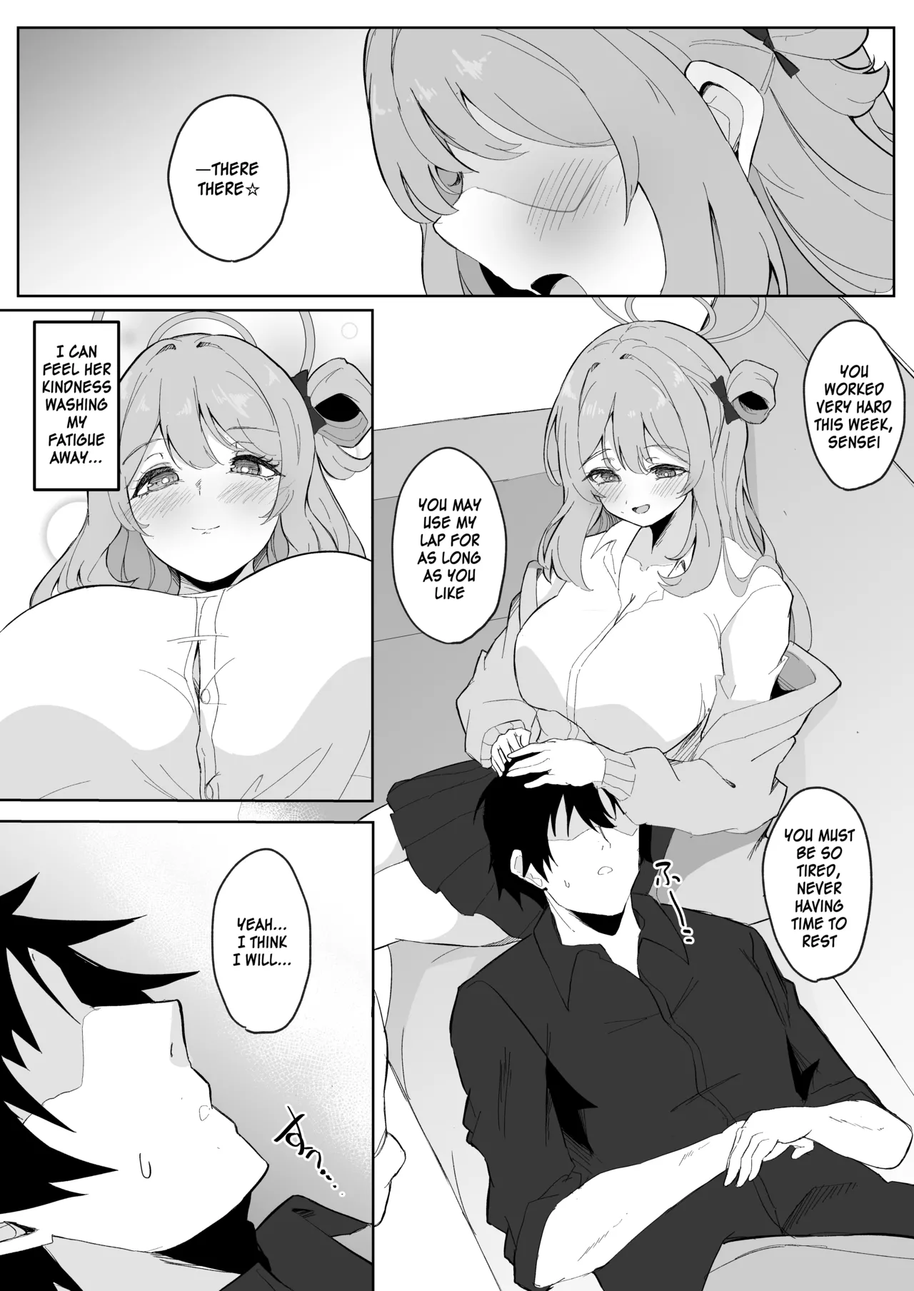 [Nanao Jyuukou (Nanao)]Sensei, Otsukare desu yo ne? | You must be tired, Sensei(Blue Archive) [English] [SDF] [Digital] Page 2