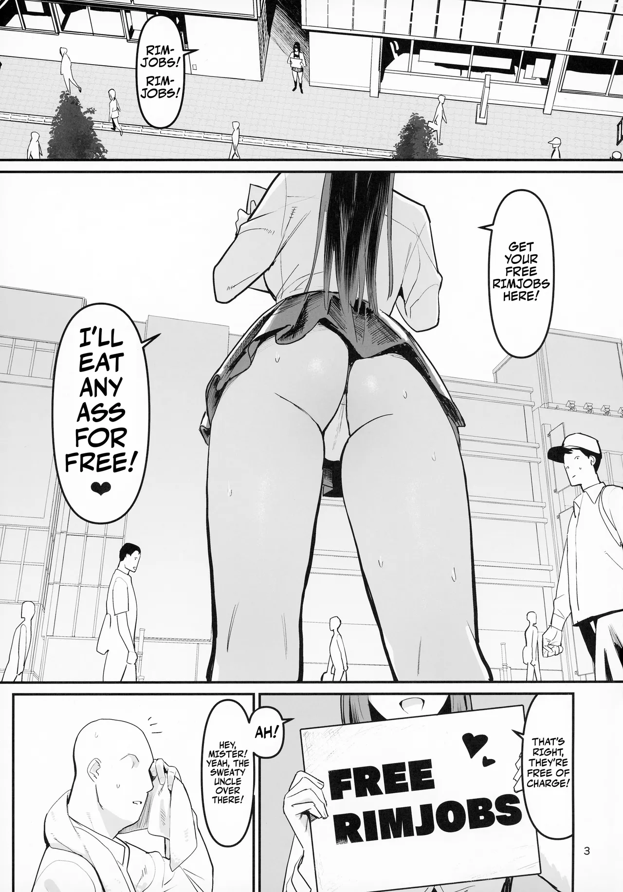 (C105) [Kokusan JK (Velzhe)]FREE RIMJOBS 2[English] Page 2