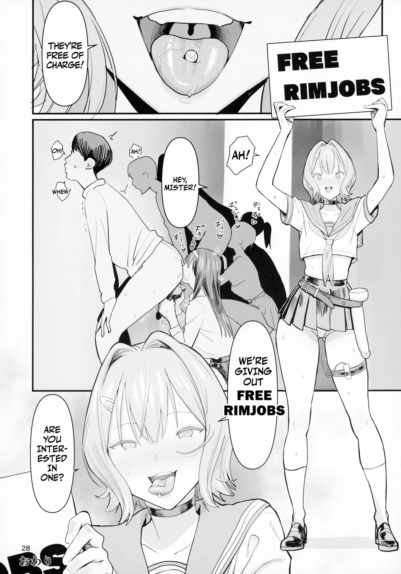 (C105) [Kokusan JK (Velzhe)]FREE RIMJOBS 2[English] Page 26