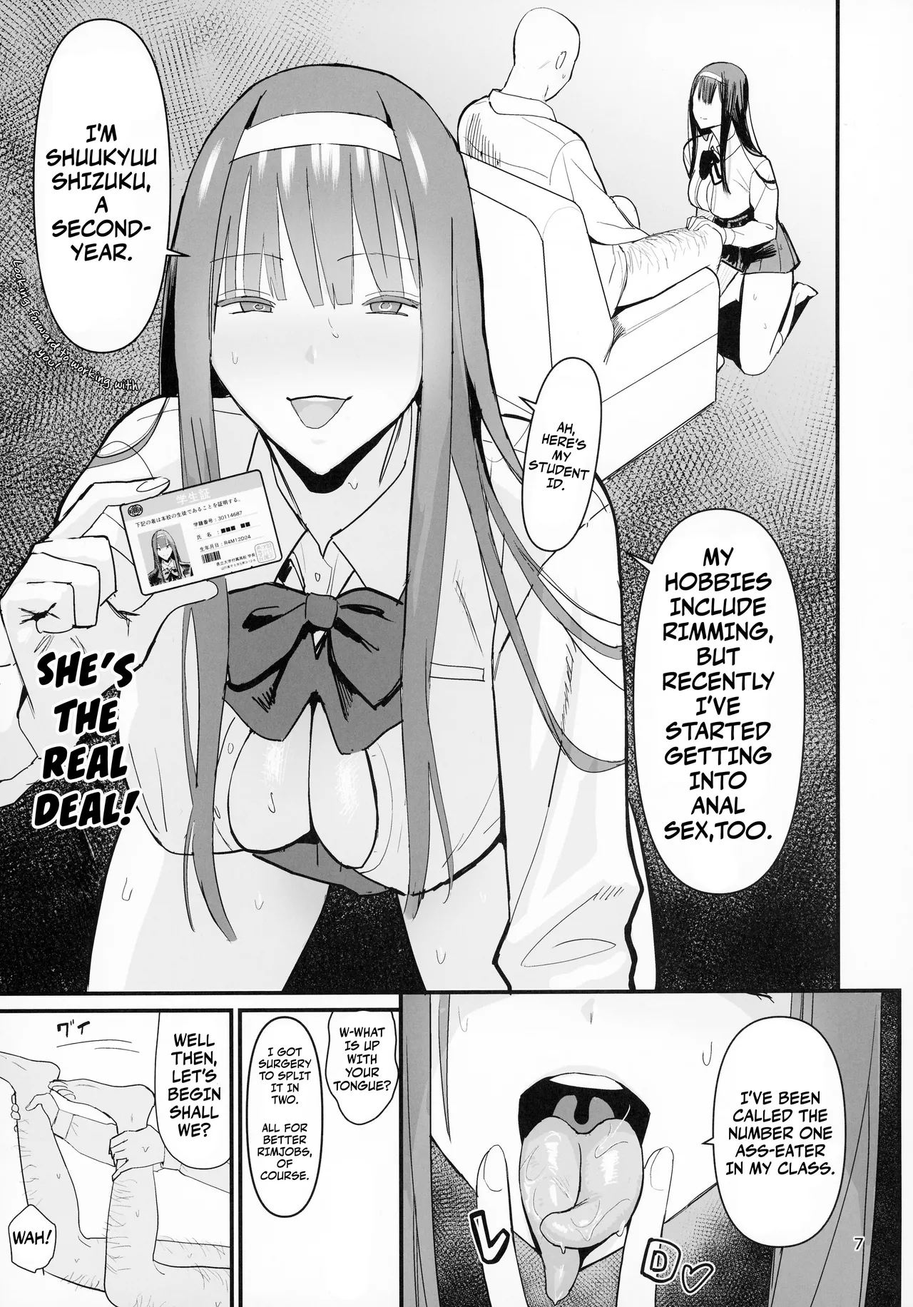 (C105) [Kokusan JK (Velzhe)]FREE RIMJOBS 2[English] Page 5