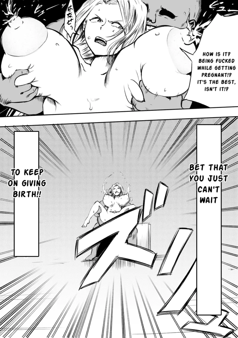 [Kurosuzume]Juiz-san ga Botebara SEX shite Shussan Shimakuru Hanashi | The story of Ms Juiz having sex with a big belly and giving birth all over the place[English] Page 18