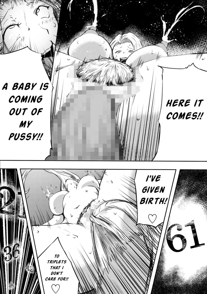 [Kurosuzume]Juiz-san ga Botebara SEX shite Shussan Shimakuru Hanashi | The story of Ms Juiz having sex with a big belly and giving birth all over the place[English] Page 25