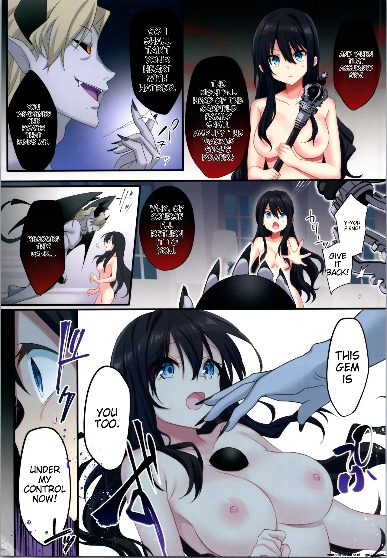 [TSF no F (Kurimoti Tiduru, Hoshina Meito)]Fukushuu no Hate ni ~Onzoushi ga Nyotaika Sarete Bad End~[MTL] Page 36