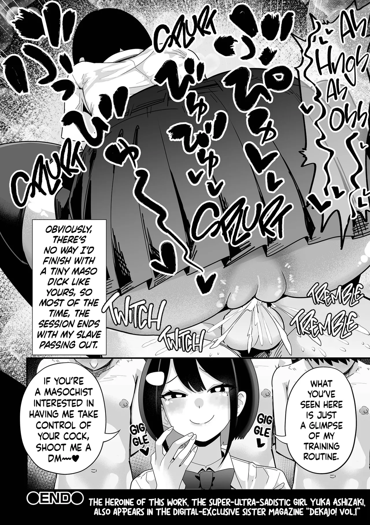 [Tebasaki Chikin]Ashizaki-san no Maso Choukyou Routine | Ashizaki-san's Masochist Training Routine(COMIC Orga Vol. 69) [English] [Decensored] Page 12