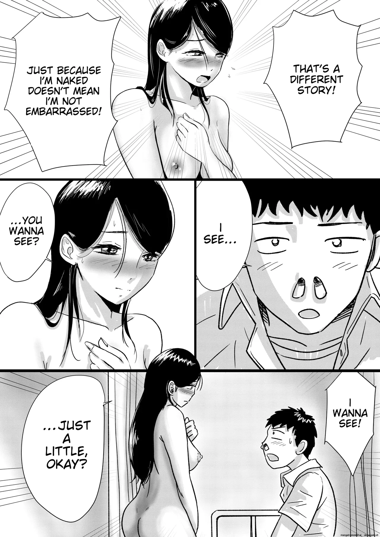 [Tomoru]Shuukyoujou no Riyuu de Zenra no Joshi Kousei ga Tenkou shitekite Saikou datta Hanashi | A HIGH SCHOOL GIRL WHO'S NAKED FOR RELIGIOUS REASONS THE BEST THING ABOUT TRANSFERRING SCHOOLS[English] [MTL] Page 17