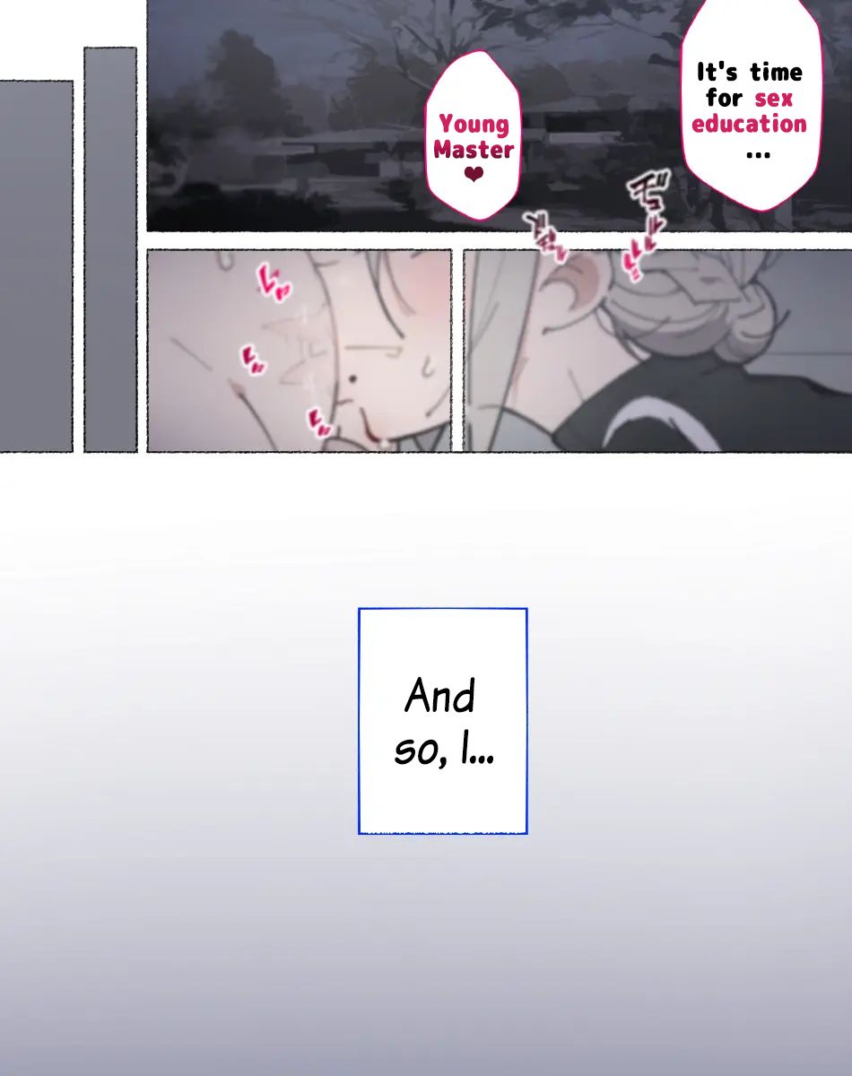 [Aikokusha (Agobitch Nee-san)]Seikyouiku no Ojikan desu yo!! Bouchama! | Young Master! It's Time for Sex Education!![English] [Digital] Page 17