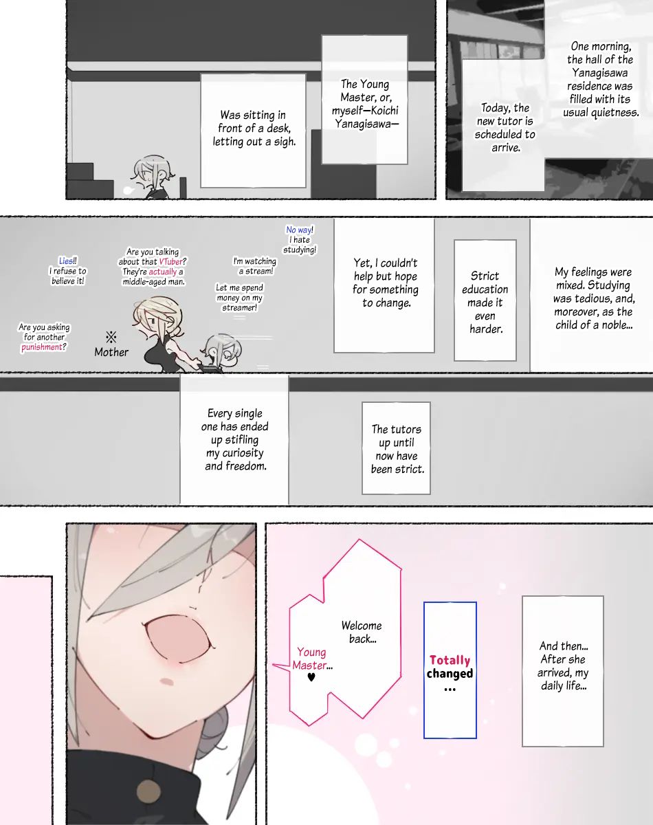 [Aikokusha (Agobitch Nee-san)]Seikyouiku no Ojikan desu yo!! Bouchama! | Young Master! It's Time for Sex Education!![English] [Digital] Page 6