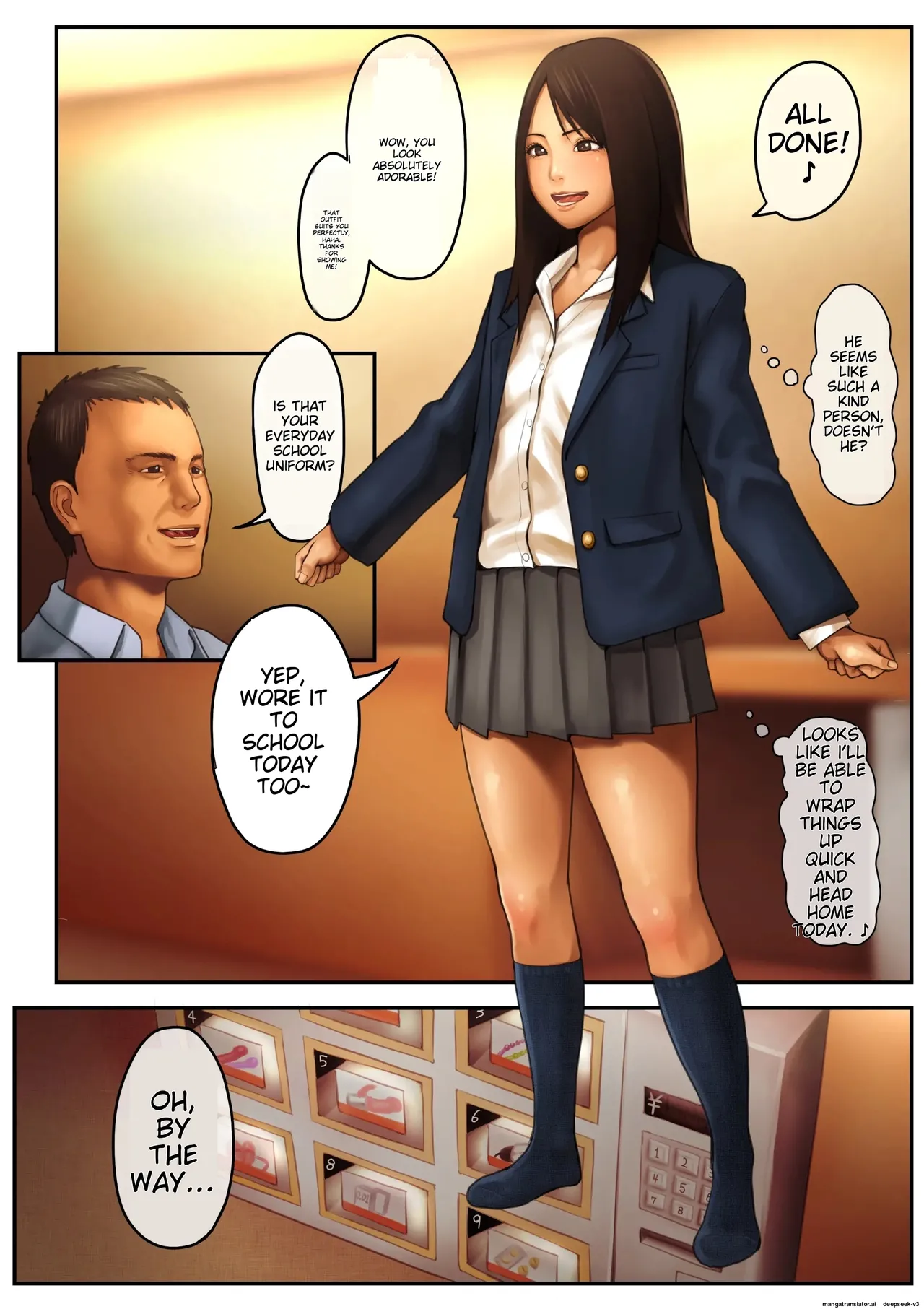 [Pussymark]10-nenkan Seieki o Tametsuzuketa Otoko no Enkou SEX -Runa Hen-[English] Page 6
