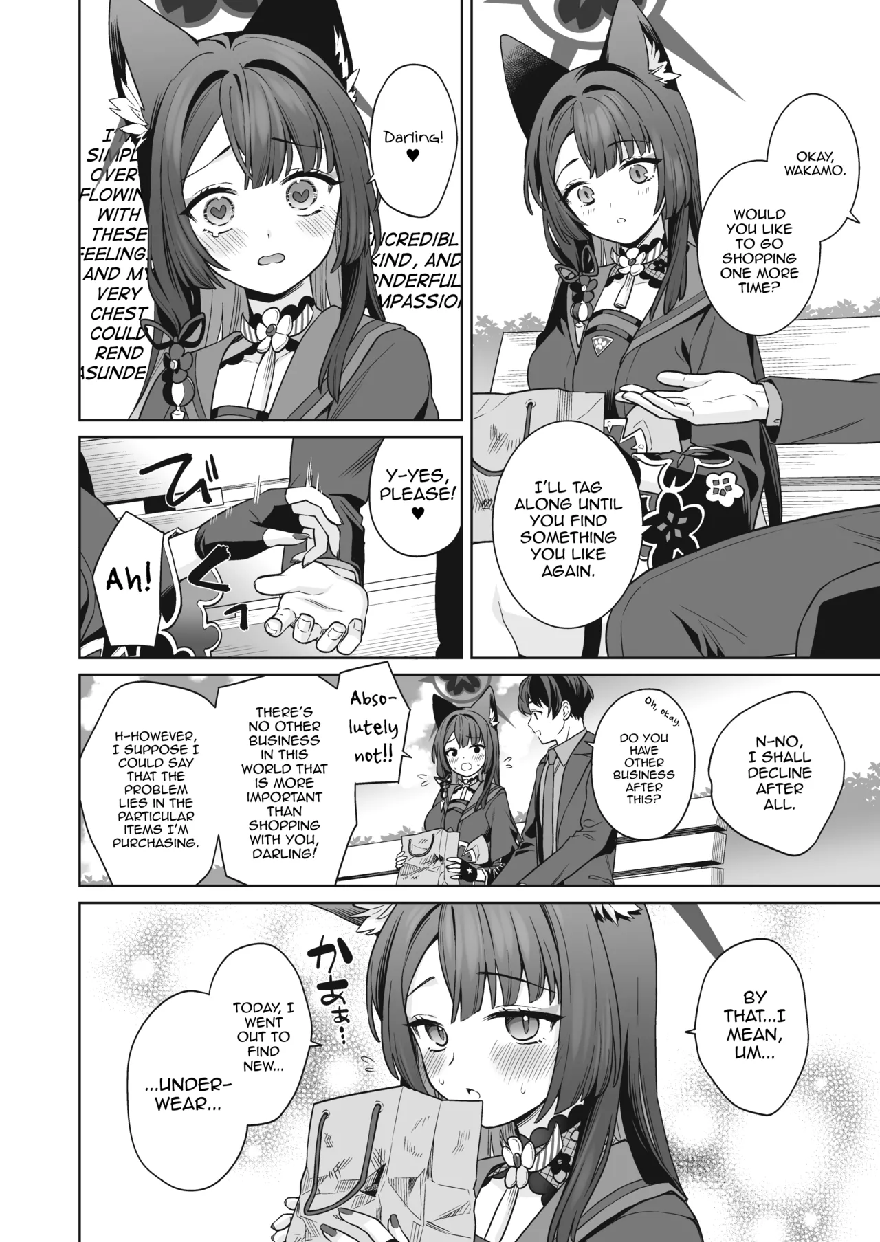 [NOMIYAGUMI (Ichinomiya)]Junjou Renjou Hatsujou Kitsune -3- | Pure♥Lovestruck♥Fox in Heat -3-(Blue Archive) [English] [mysterymeat3] [Digital] Page 11