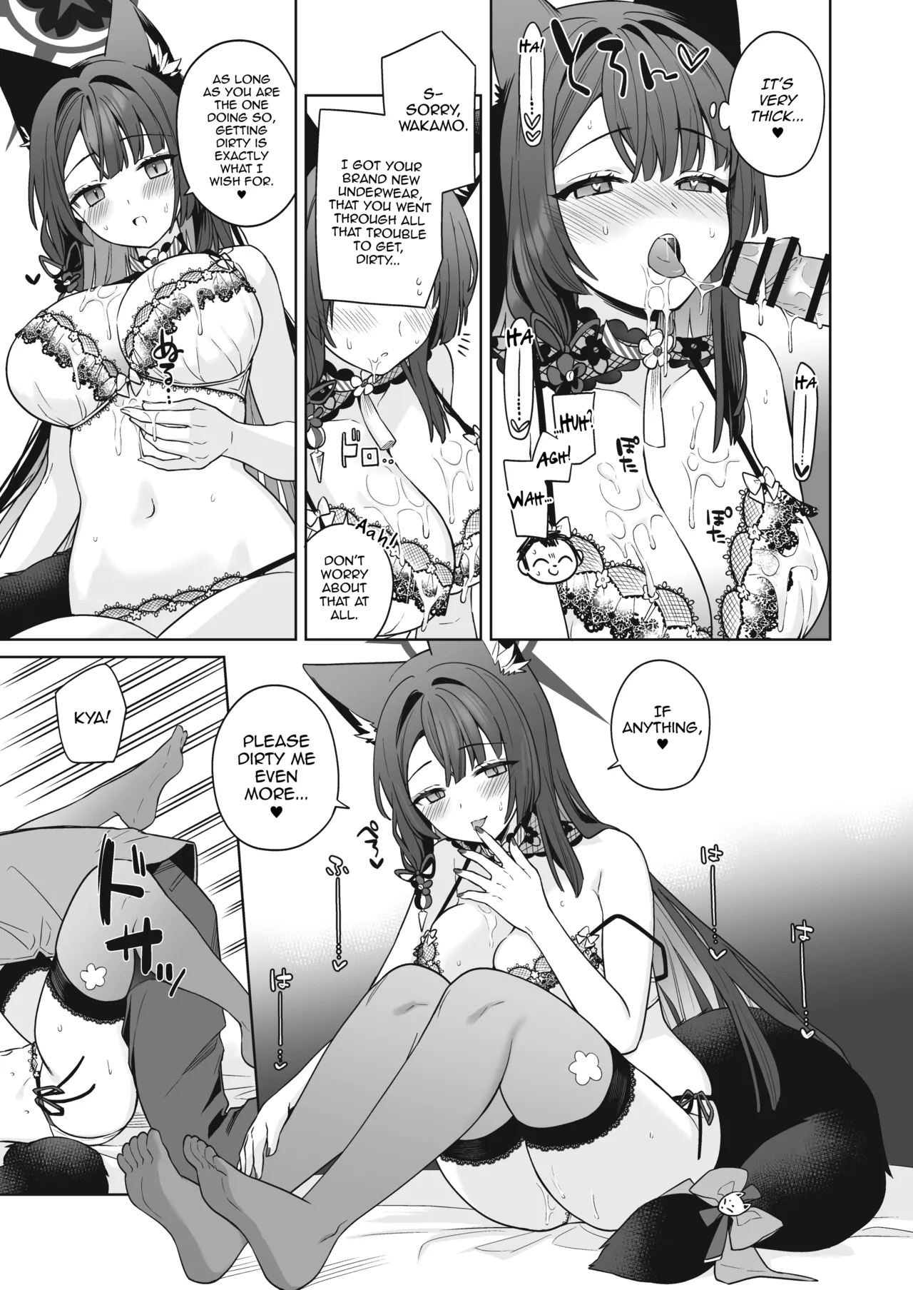 [NOMIYAGUMI (Ichinomiya)]Junjou Renjou Hatsujou Kitsune -3- | Pure♥Lovestruck♥Fox in Heat -3-(Blue Archive) [English] [mysterymeat3] [Digital] Page 20