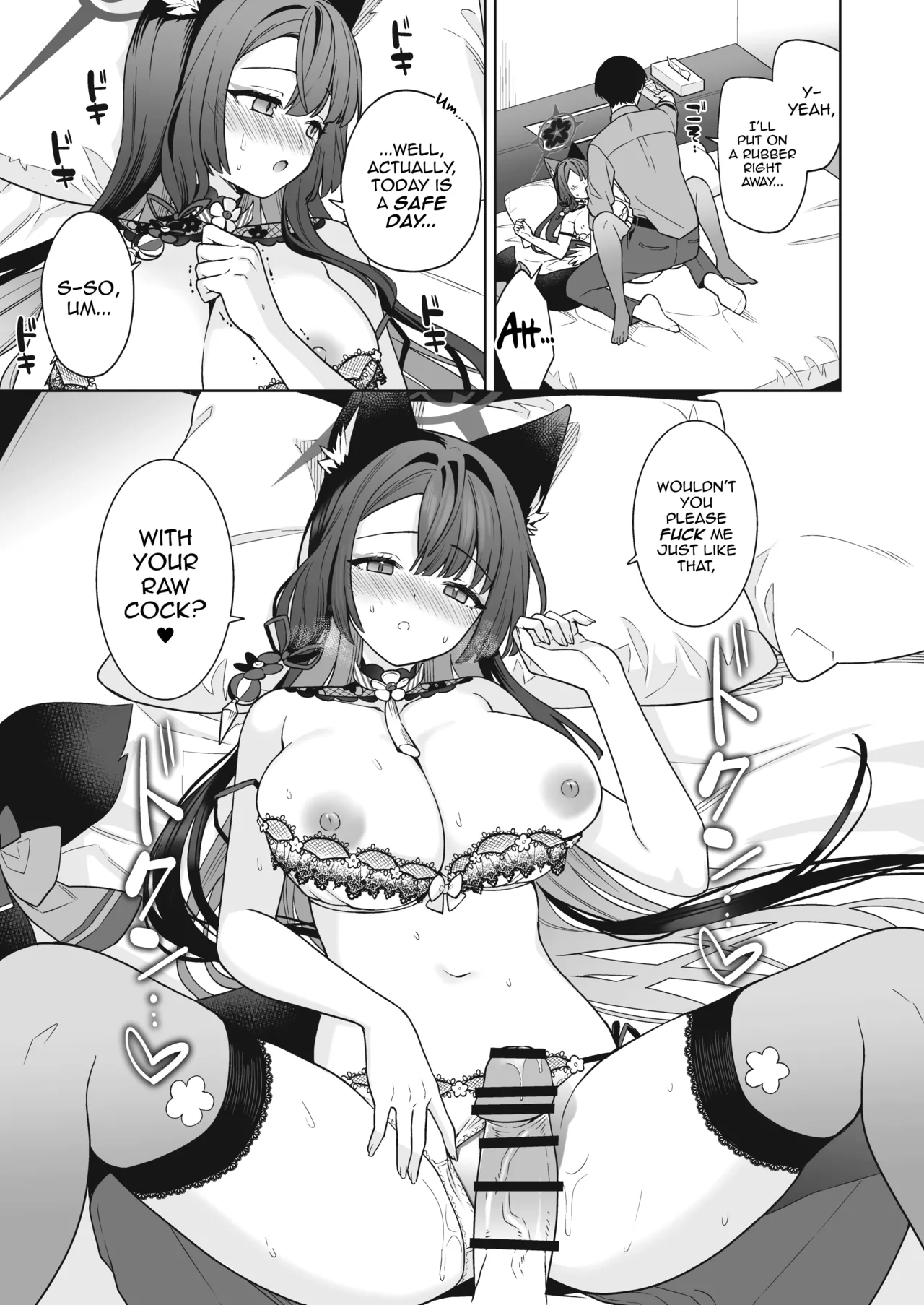 [NOMIYAGUMI (Ichinomiya)]Junjou Renjou Hatsujou Kitsune -3- | Pure♥Lovestruck♥Fox in Heat -3-(Blue Archive) [English] [mysterymeat3] [Digital] Page 22