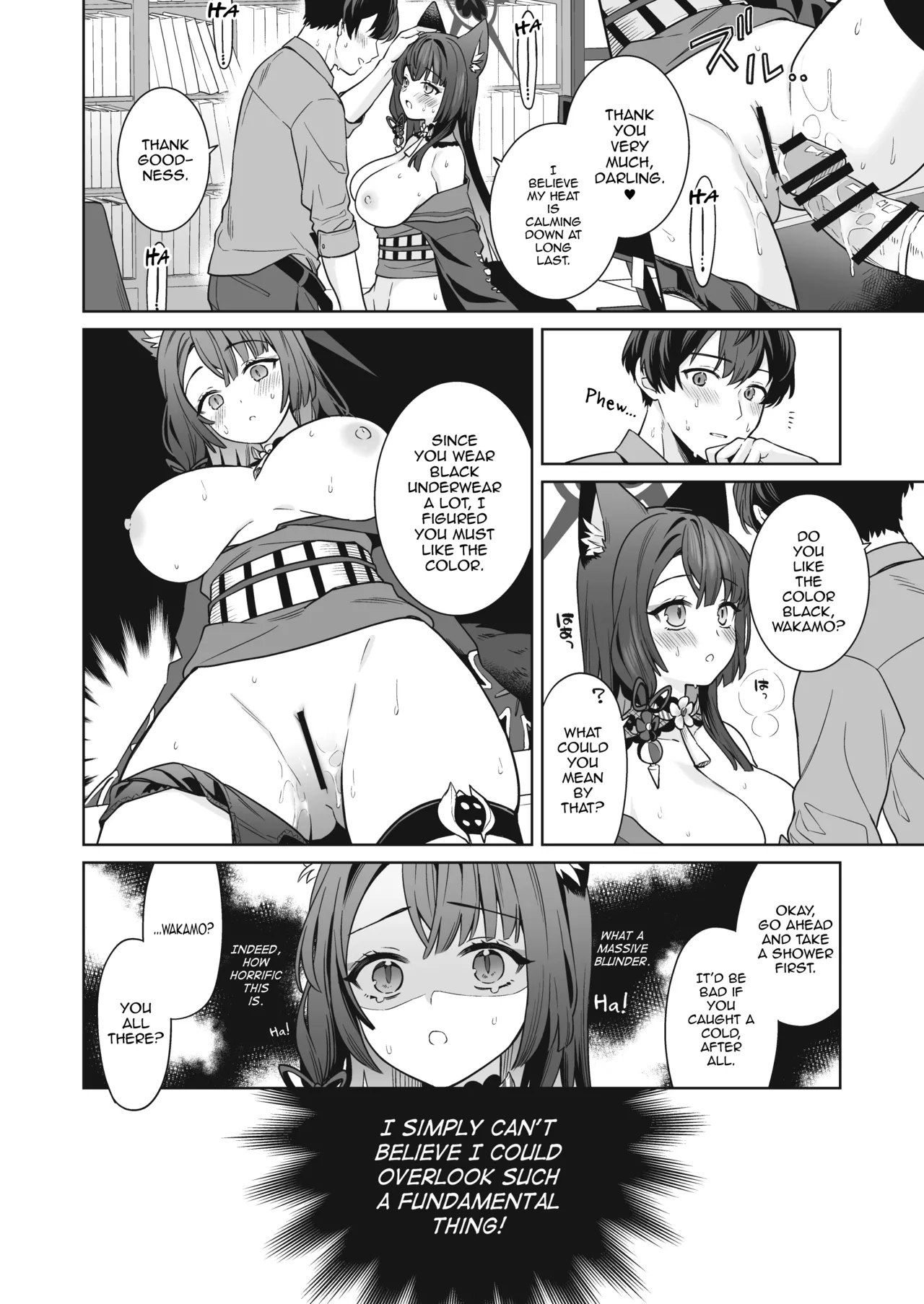[NOMIYAGUMI (Ichinomiya)]Junjou Renjou Hatsujou Kitsune -3- | Pure♥Lovestruck♥Fox in Heat -3-(Blue Archive) [English] [mysterymeat3] [Digital] Page 3