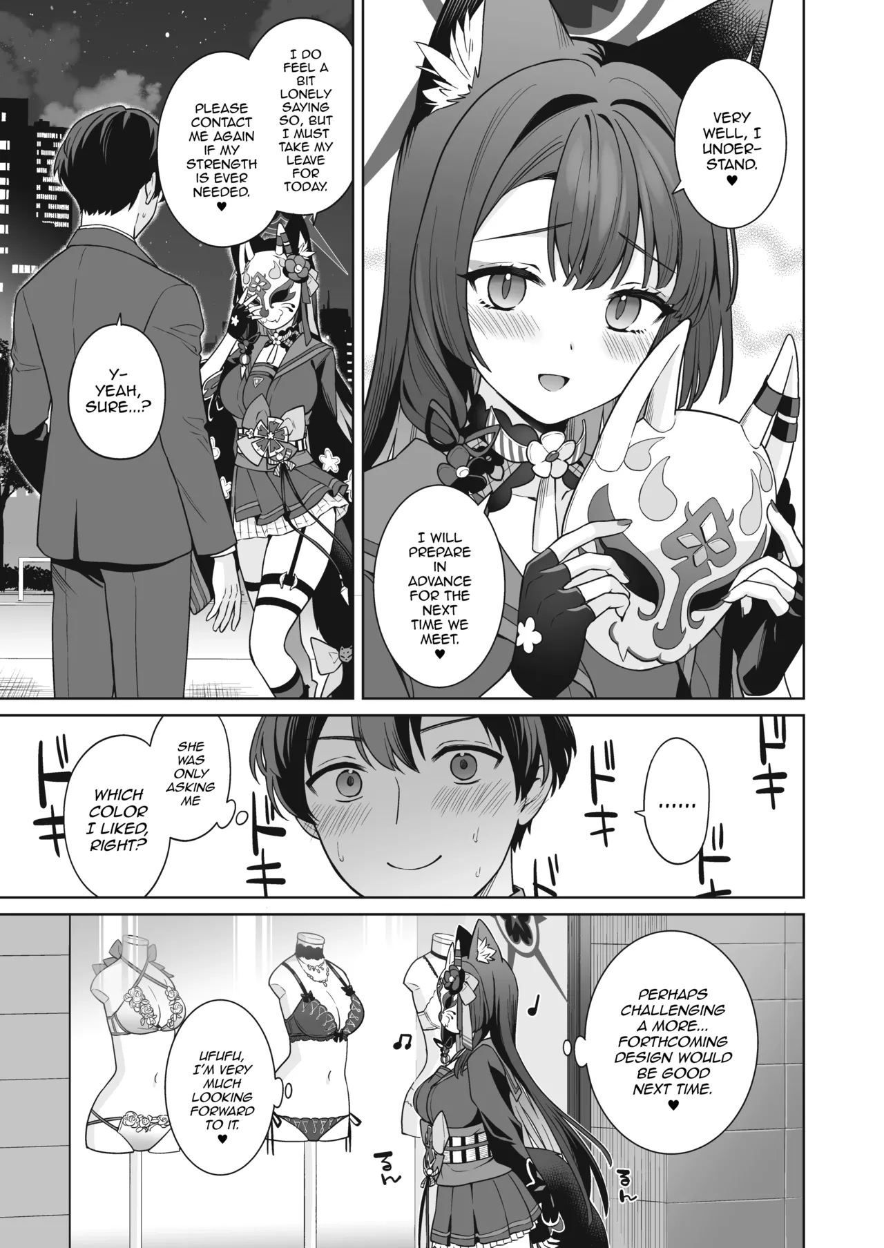 [NOMIYAGUMI (Ichinomiya)]Junjou Renjou Hatsujou Kitsune -3- | Pure♥Lovestruck♥Fox in Heat -3-(Blue Archive) [English] [mysterymeat3] [Digital] Page 38